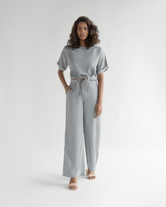 Twist and Sway Top - Stone Grey