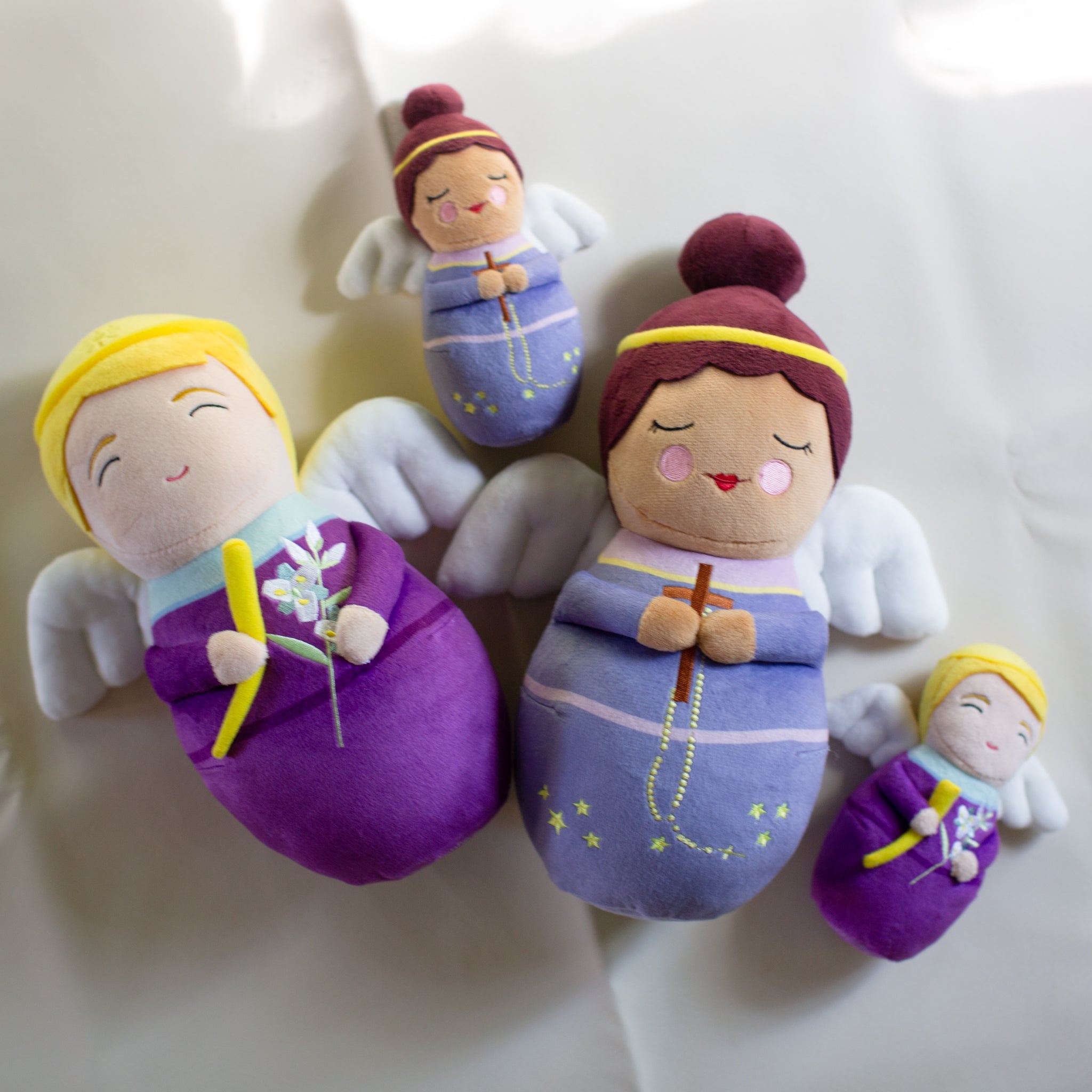 Mini Purple Guardian Angel Plush Doll