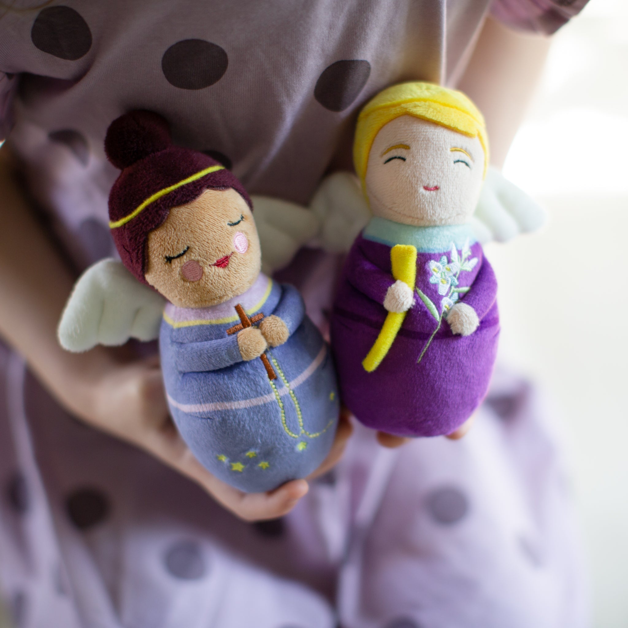 Mini Purple Guardian Angel Plush Doll