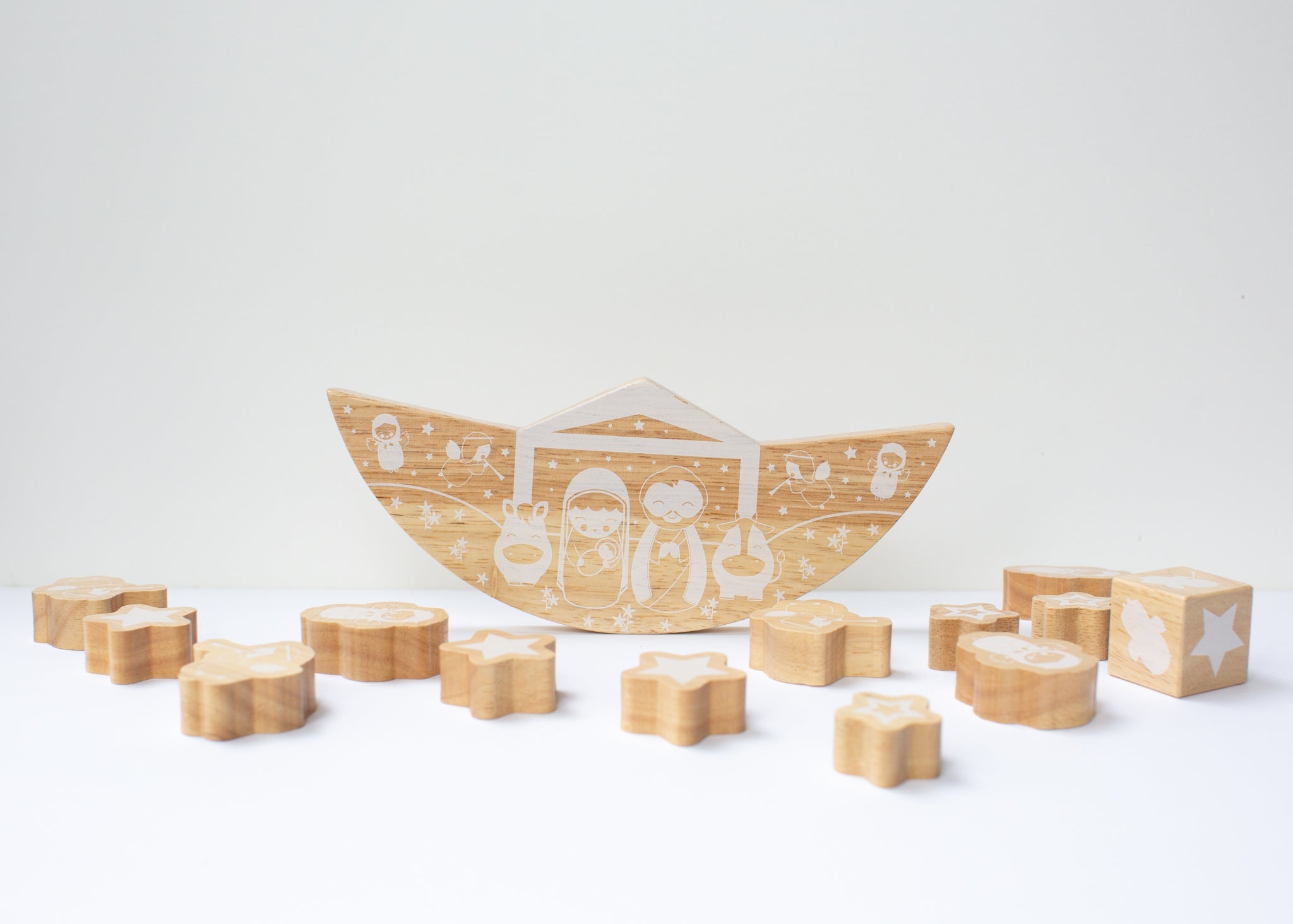 Nativity Wooden Balance Game