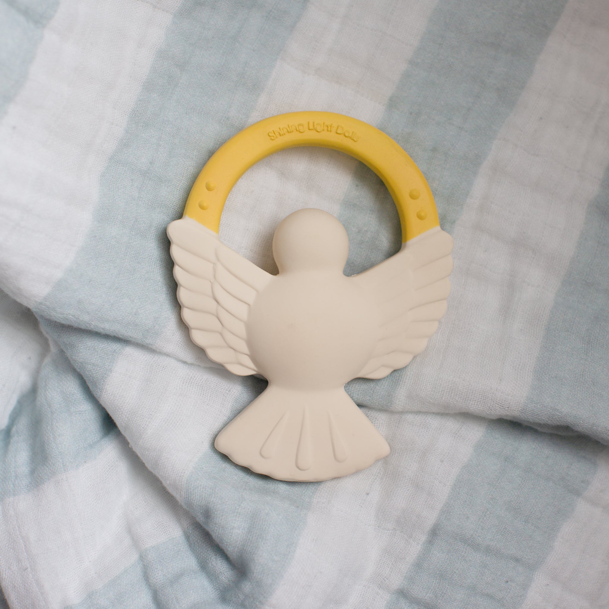 Holy Spirit Dove Natural Rubber Teether