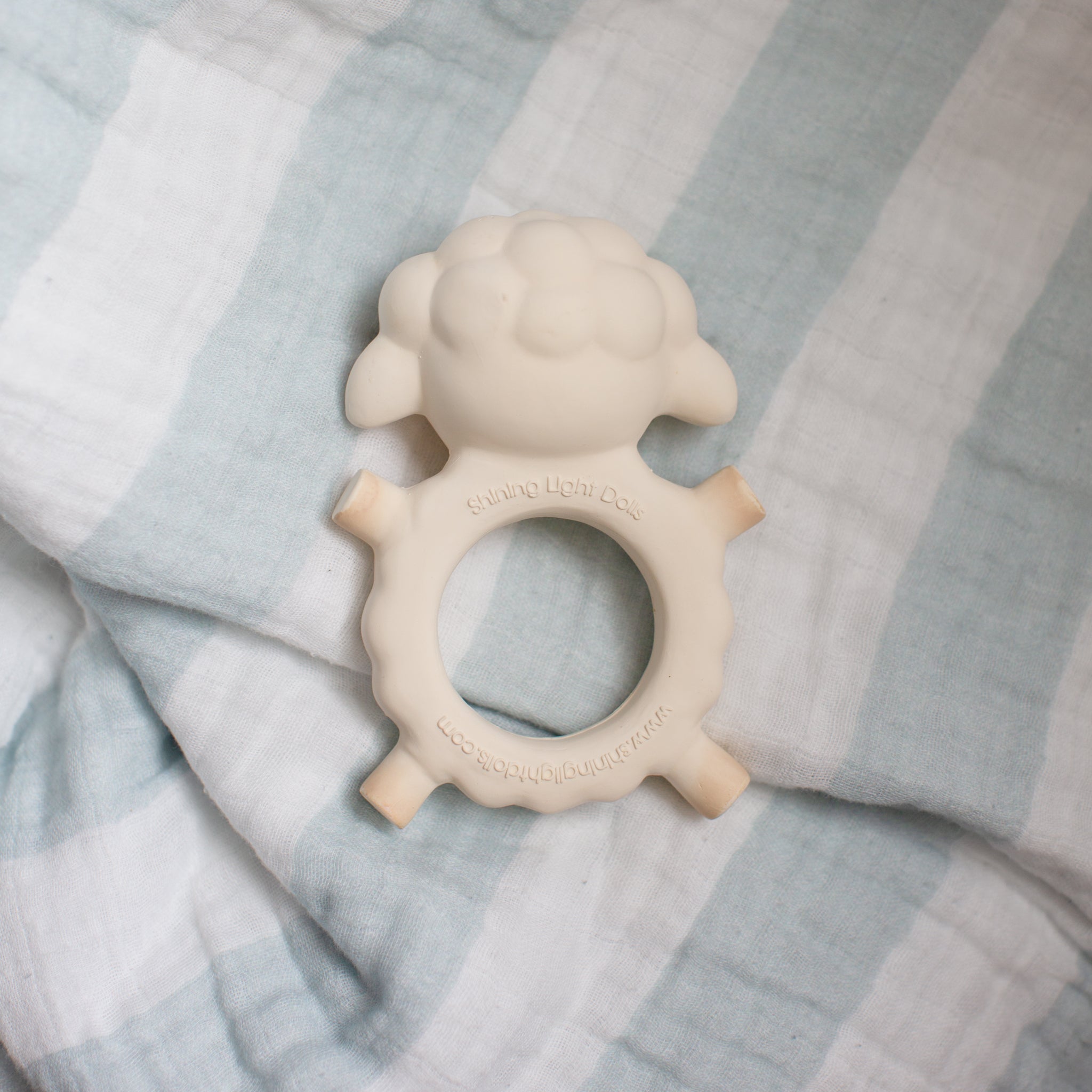 God’s Little Lamb Natural Rubber Teether