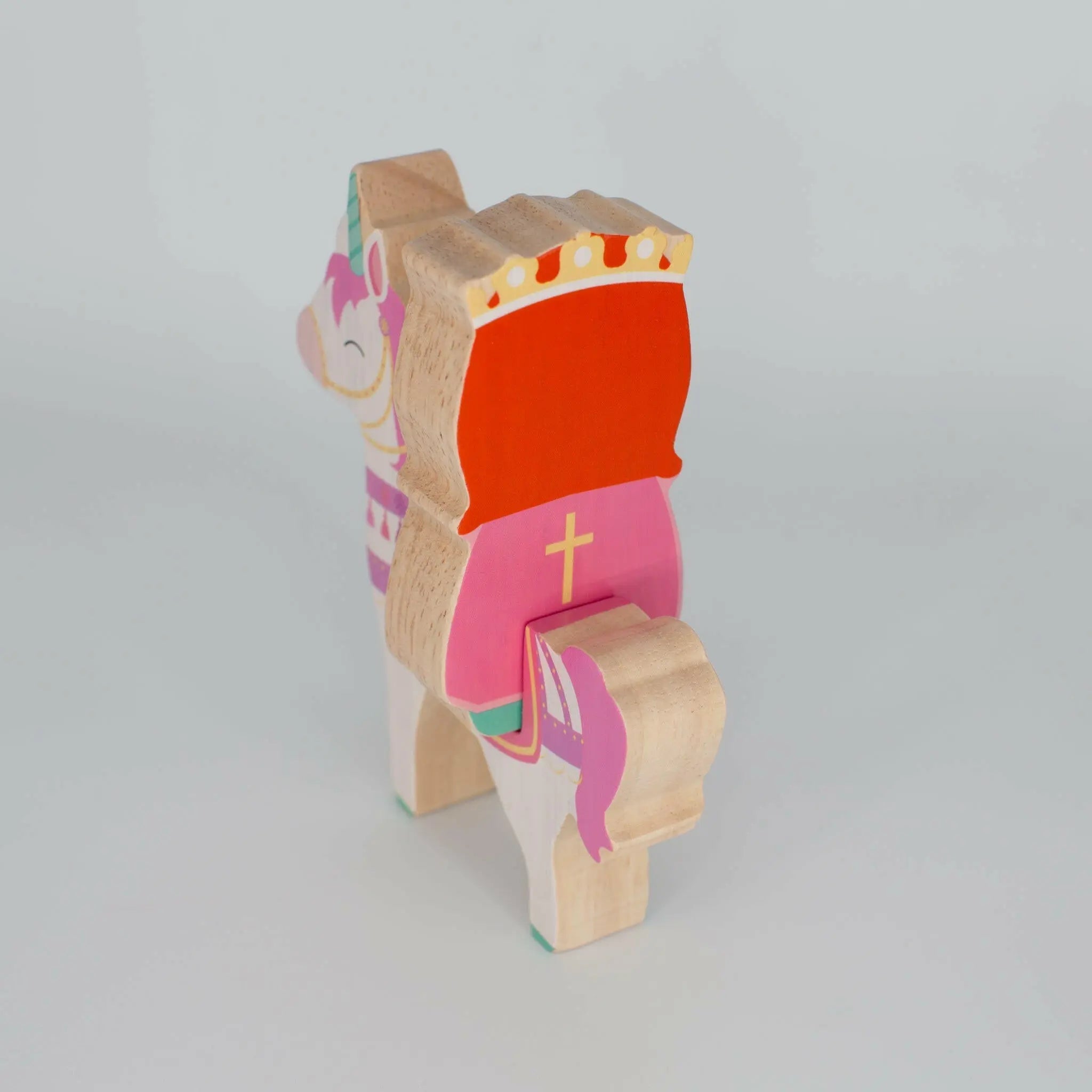 St. Justina of Padua & Unicorn Wooden Set