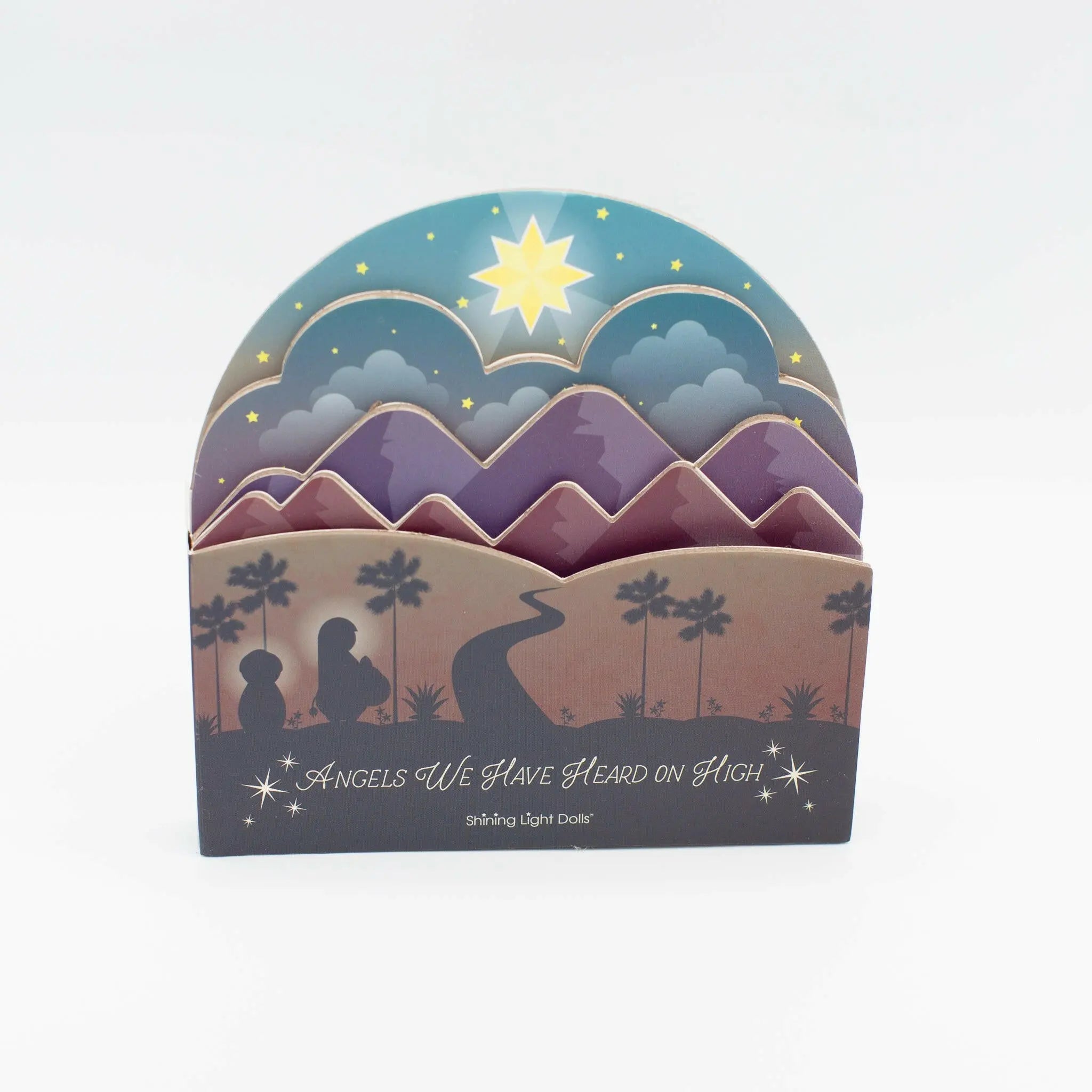 Angels We Have Heard On High shaped book