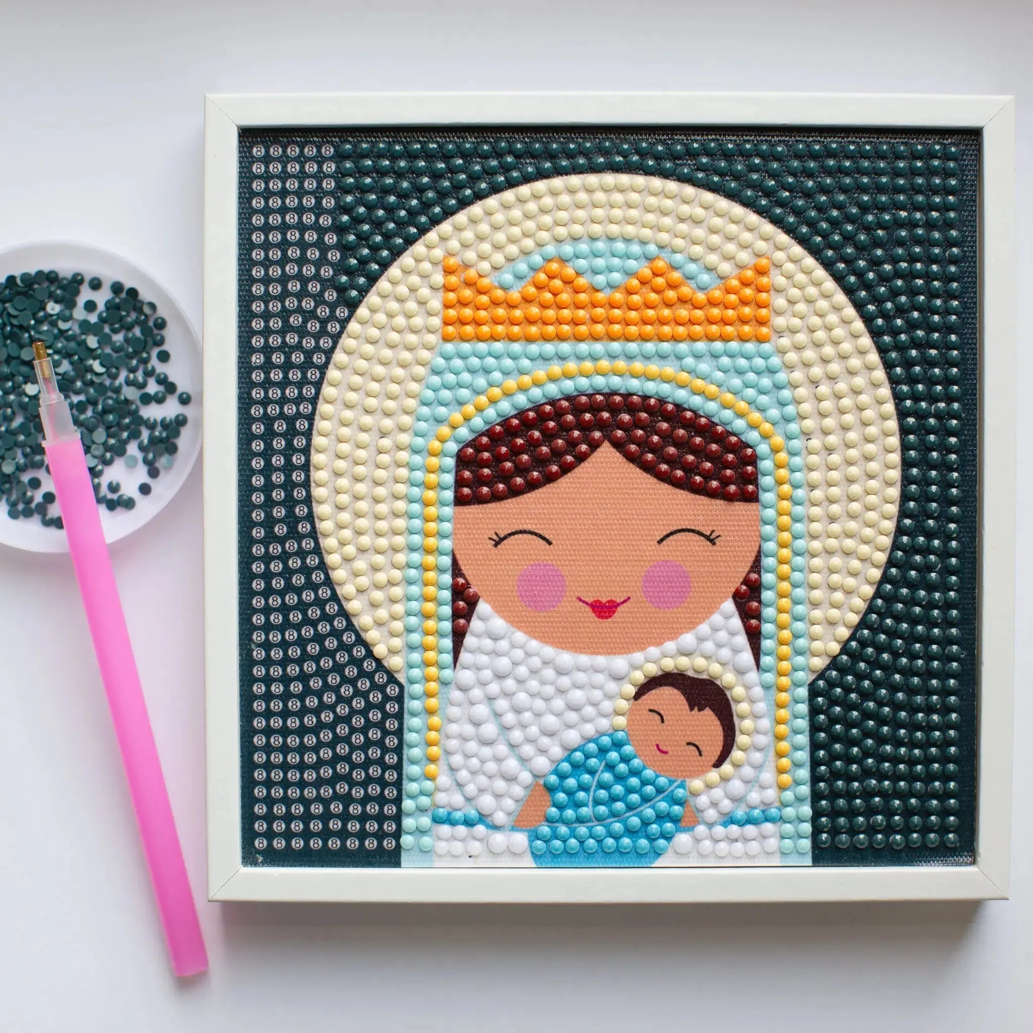 Gem Art Craft Kit Blessed Virgin Mary
