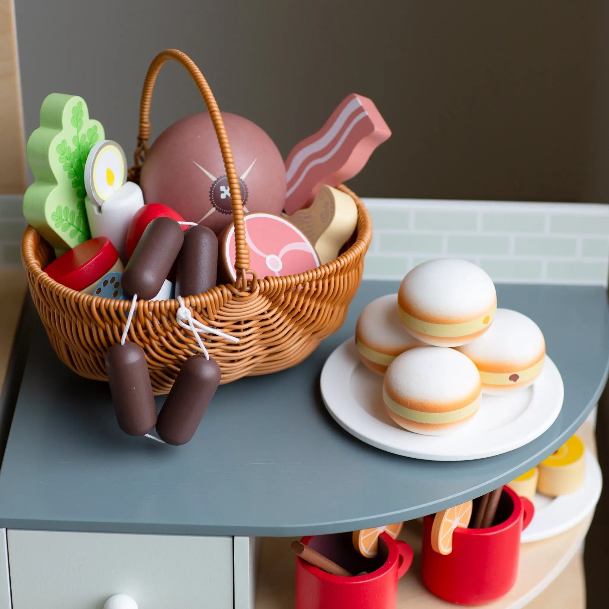 Fat Tuesday Paczki Wooden Play Food Set- Mini Catholic Kitchen