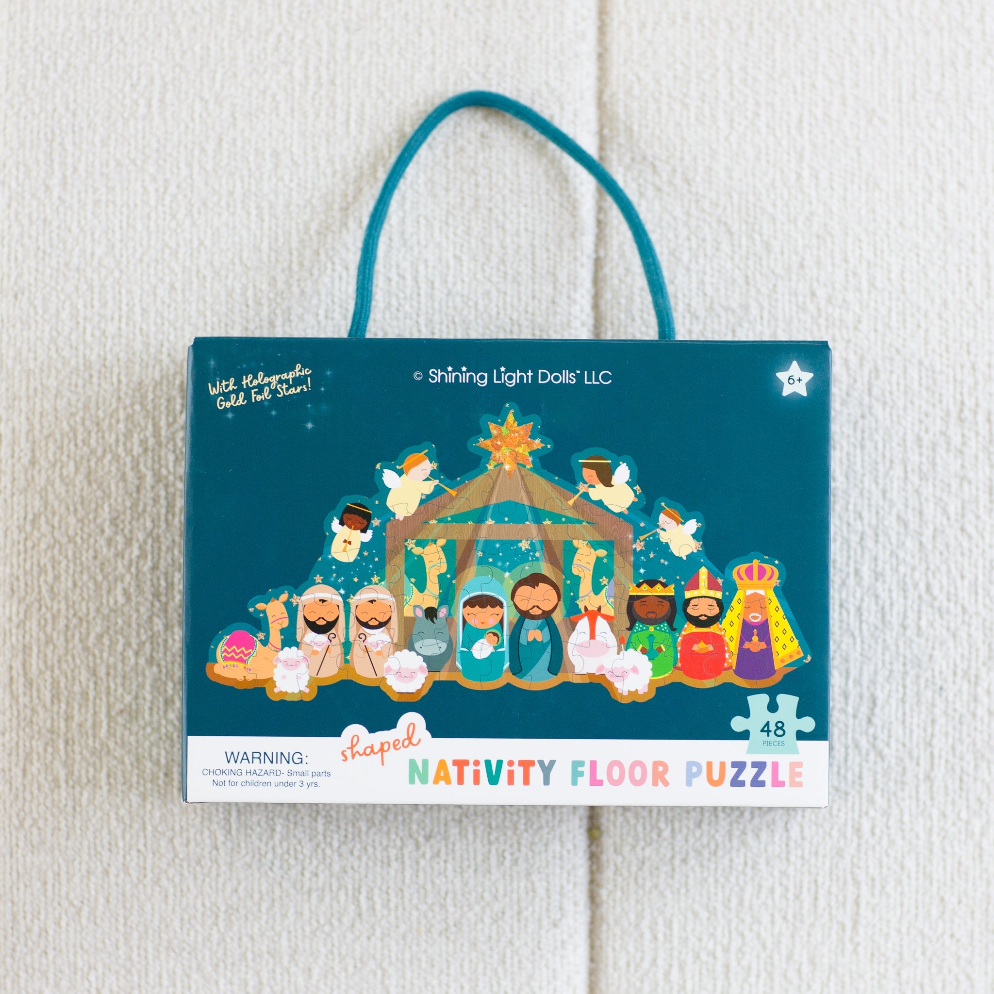 Christmas Nativity Shaped Floor Puzzle