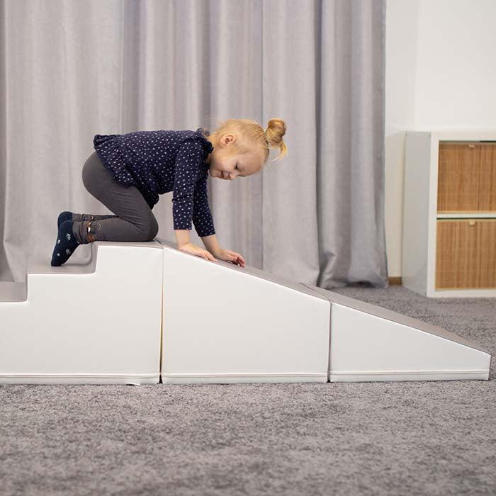 4 Piece Soft Play Step and Slide Set - Transformer