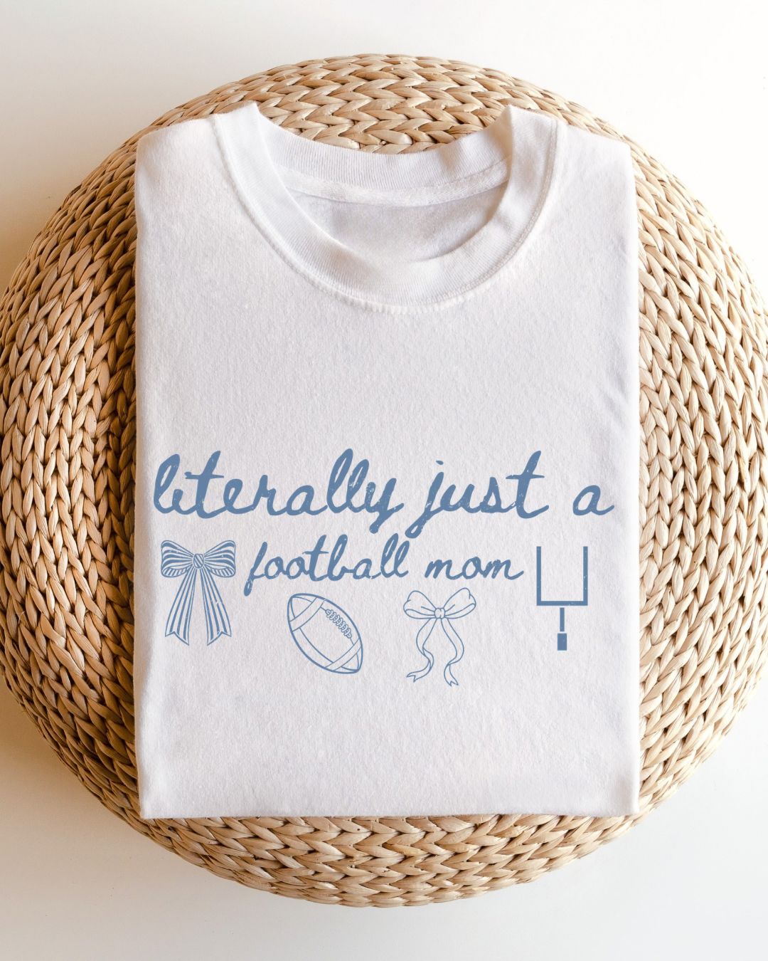 Football Mom Organic Cotton Tee