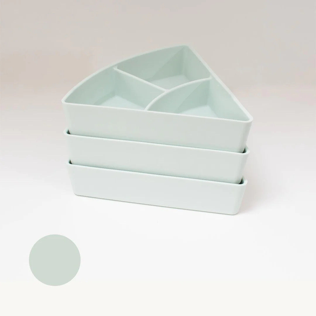 Sensory Play Tray with Removable Compartments and Lid