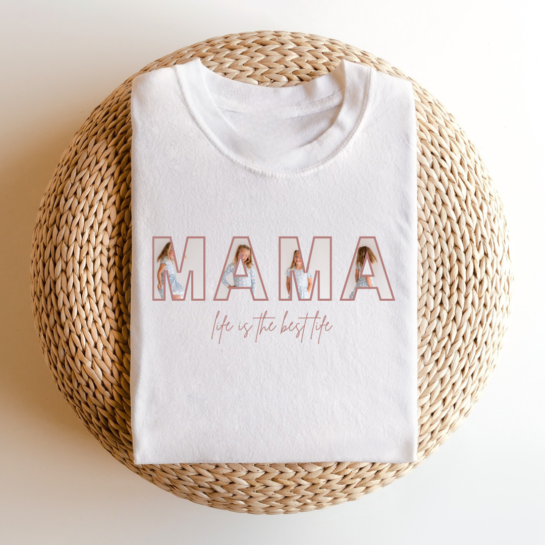 Personalized Mama Organic Cotton Tee
