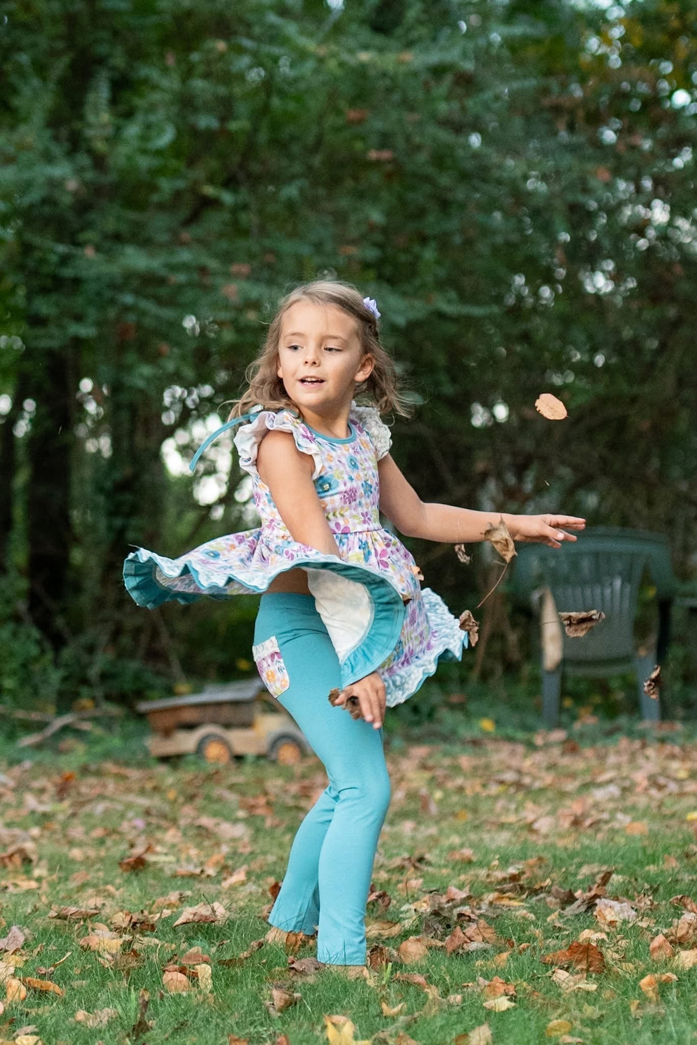 Falling for Teal 3 Piece Playset