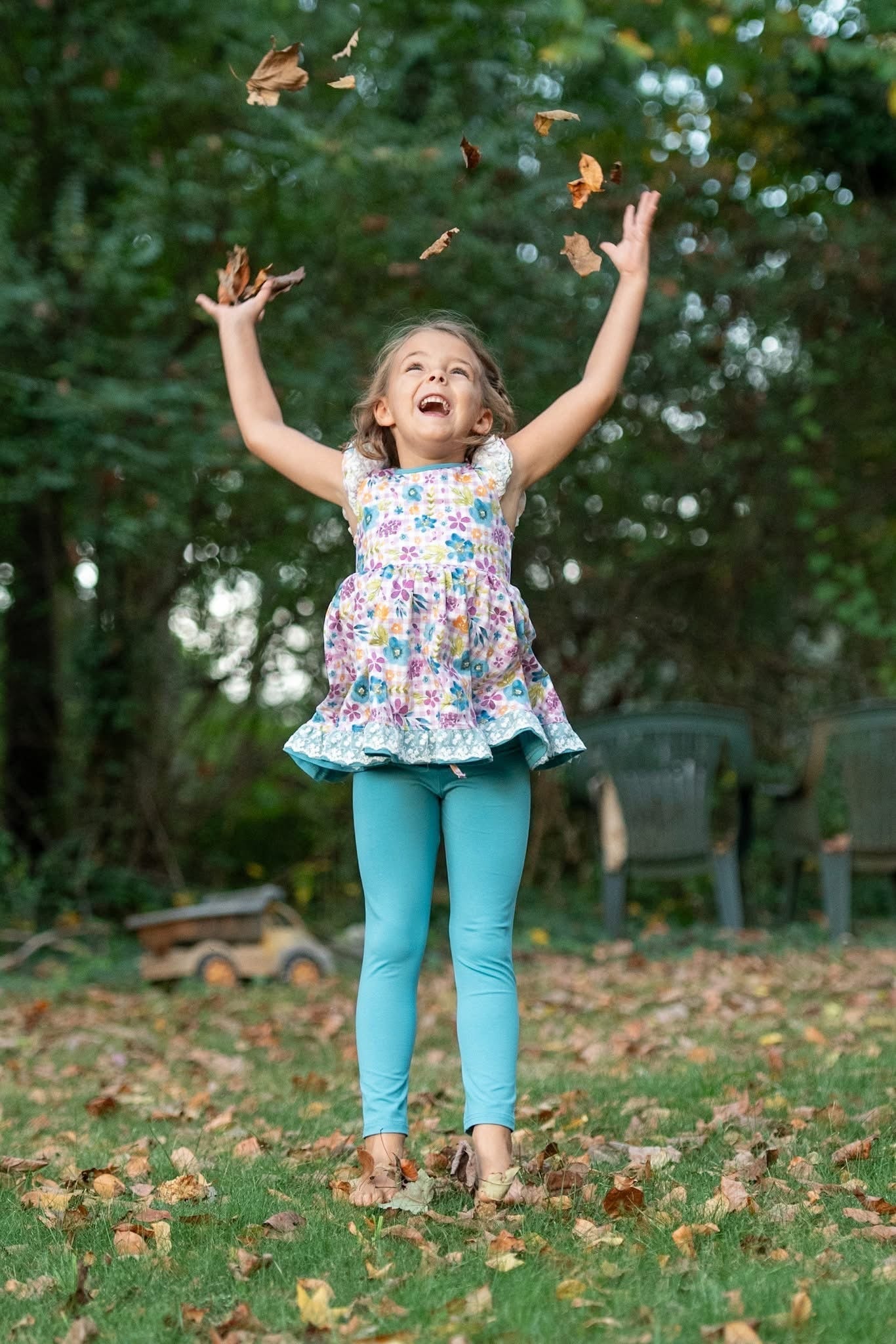 Falling for Teal 3 Piece Playset