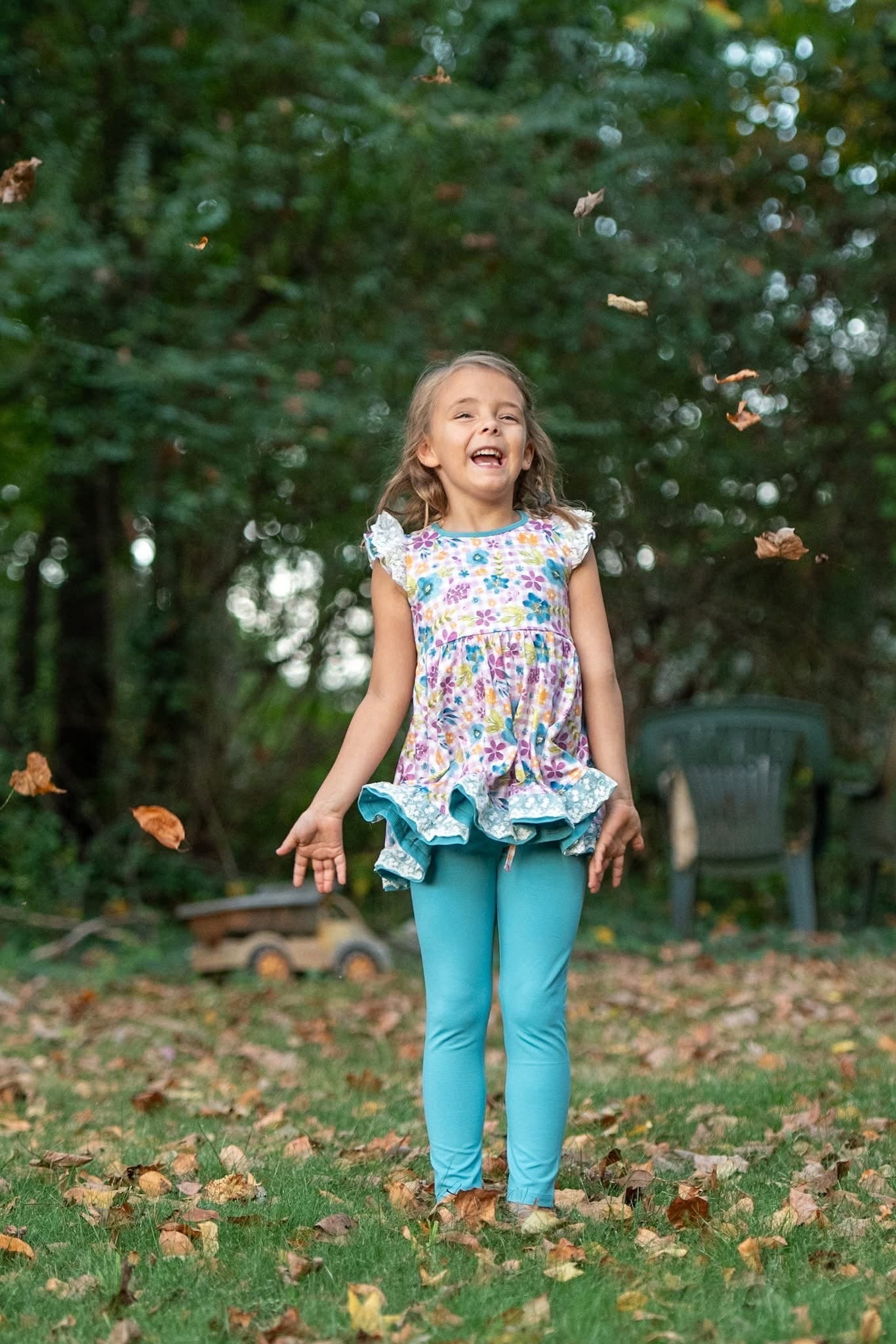 Falling for Teal 3 Piece Playset