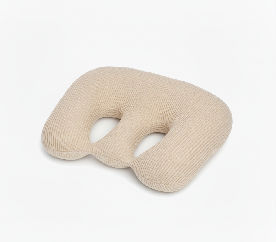 Beige Twins Nursing Pillow Cover