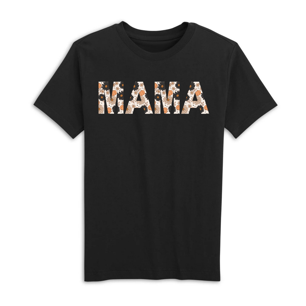 Spooky Floral Mama Organic Cotton Tee