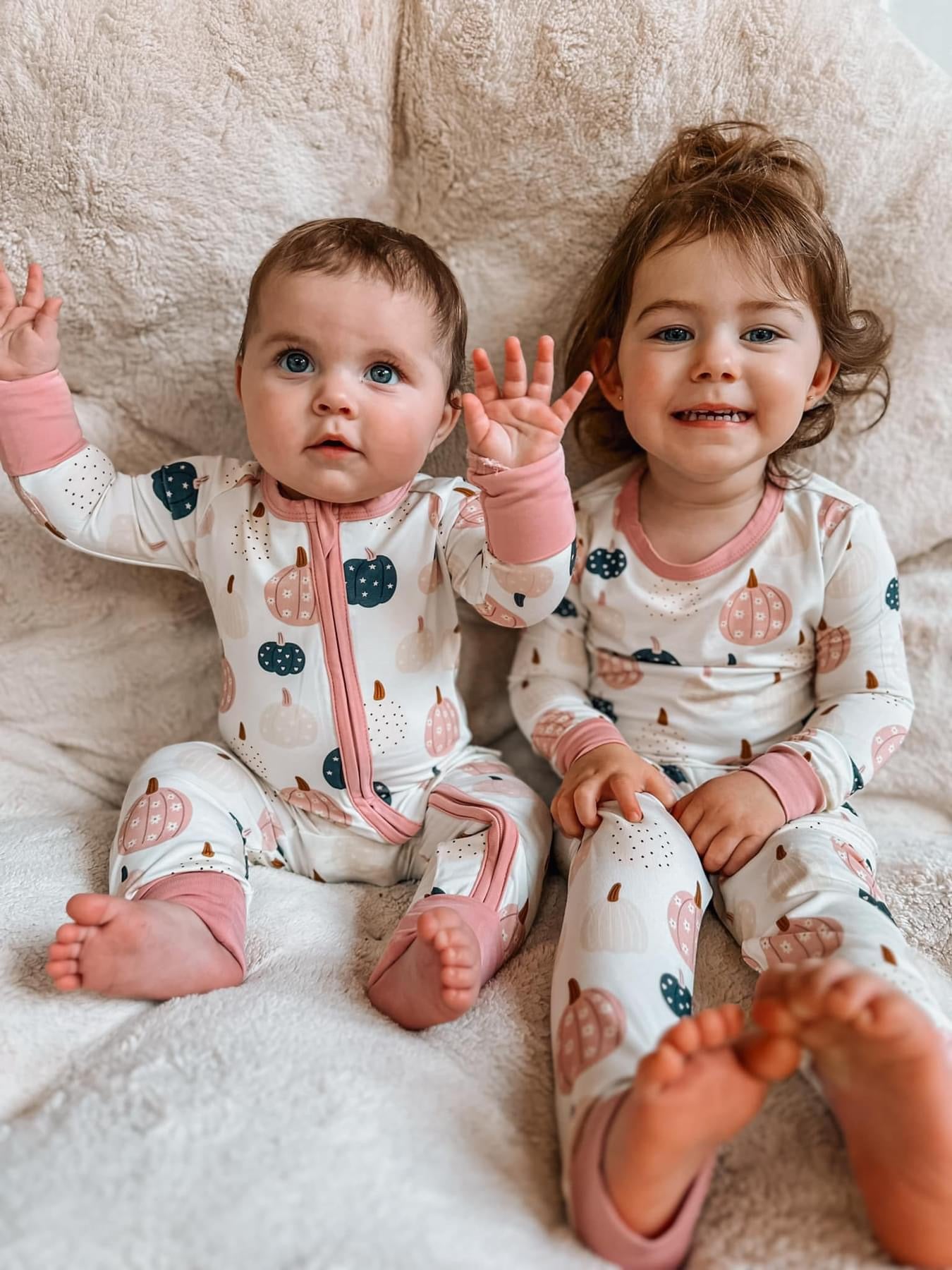 Pretty 'n Pumpkin 2pc Bamboo Pajamas