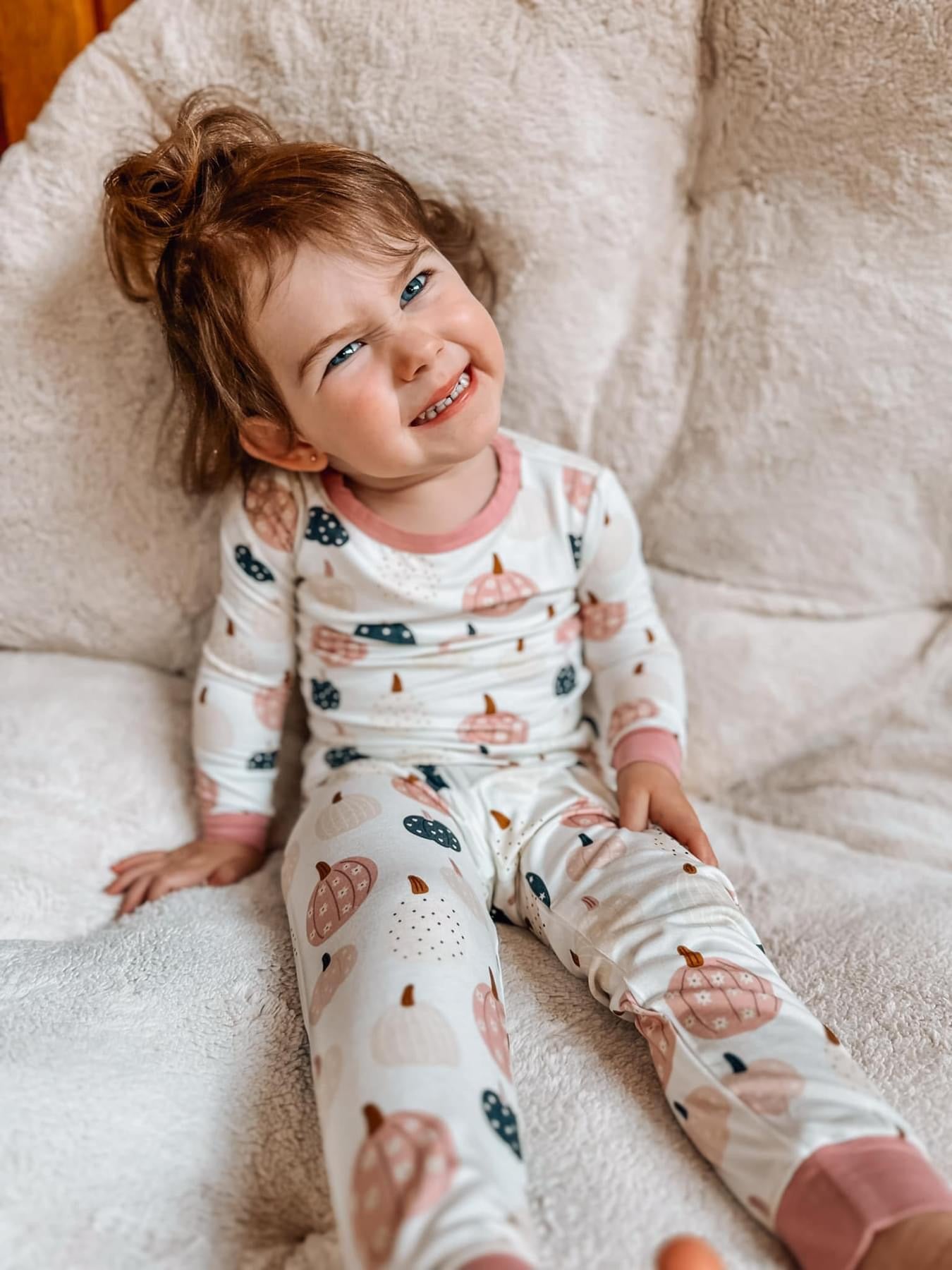 Pretty 'n Pumpkin 2pc Bamboo Pajamas