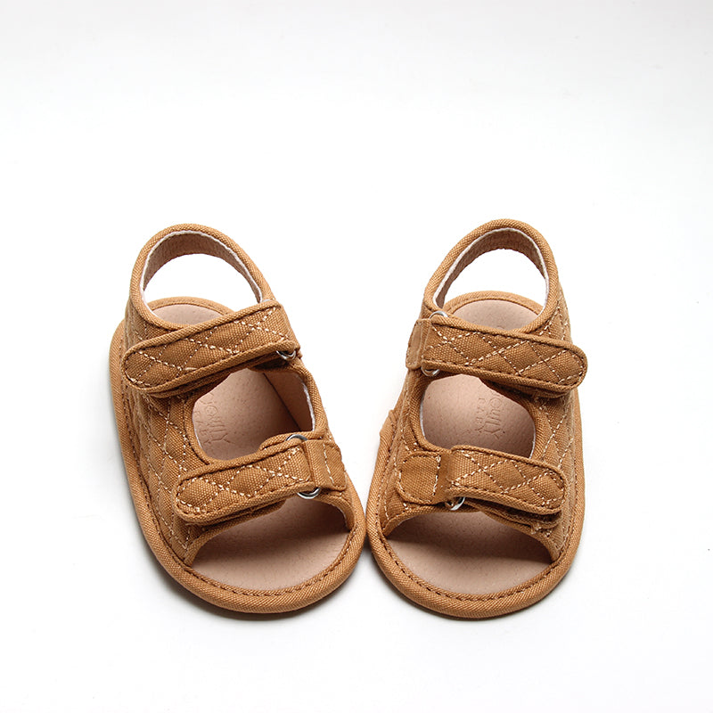 Recycled Canvas Wanderer Sandal | Color 'Dawn' | Soft Sole  Consciously Baby   