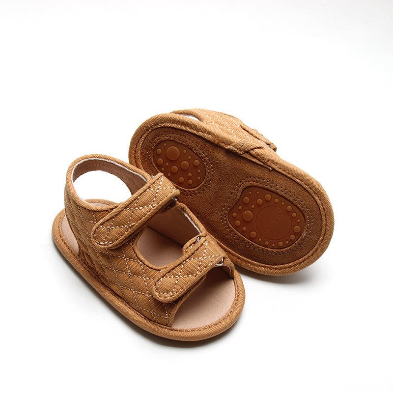 Recycled Canvas Wanderer Sandal | Color 'Dawn' | Soft Sole  Consciously Baby   