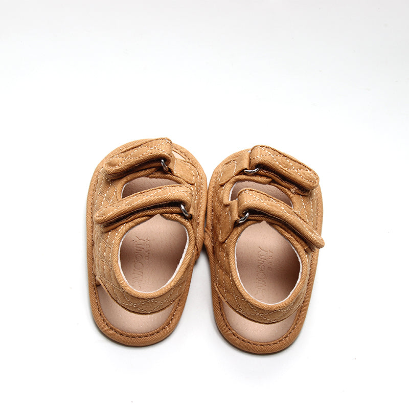 Recycled Canvas Wanderer Sandal | Color 'Dawn' | Soft Sole  Consciously Baby   