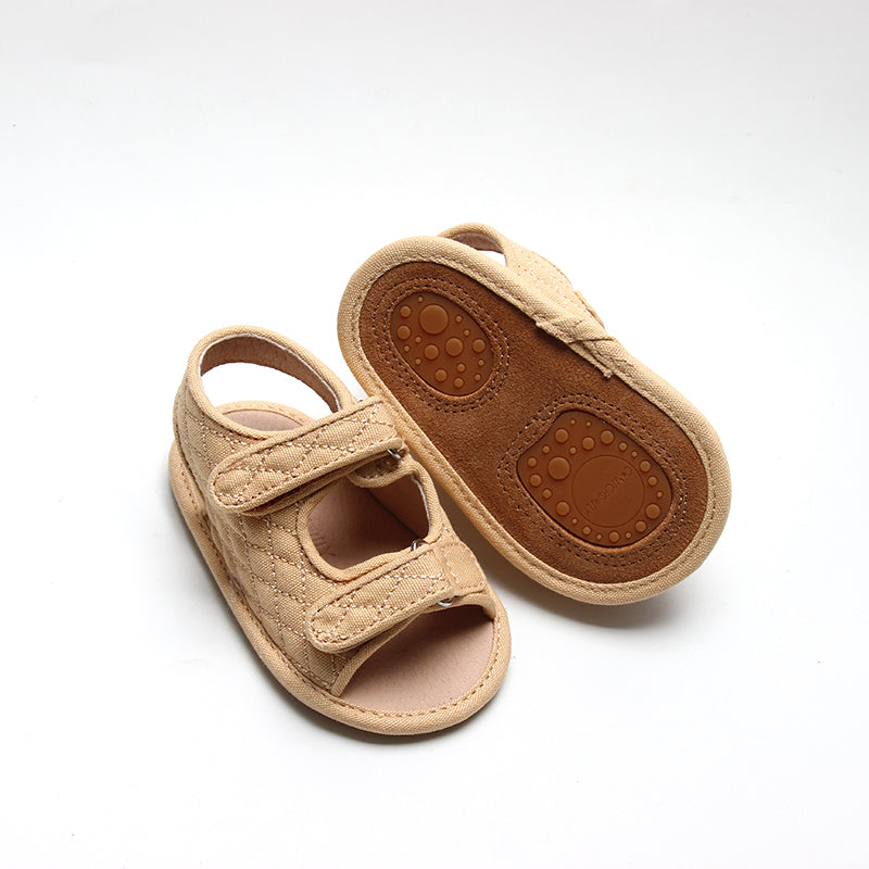 Recycled Canvas Wanderer Sandal | Color 'Sandy' | Soft Sole  Consciously Baby   