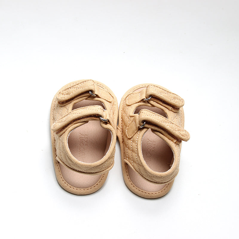 Recycled Canvas Wanderer Sandal | Color 'Sandy' | Soft Sole  Consciously Baby   