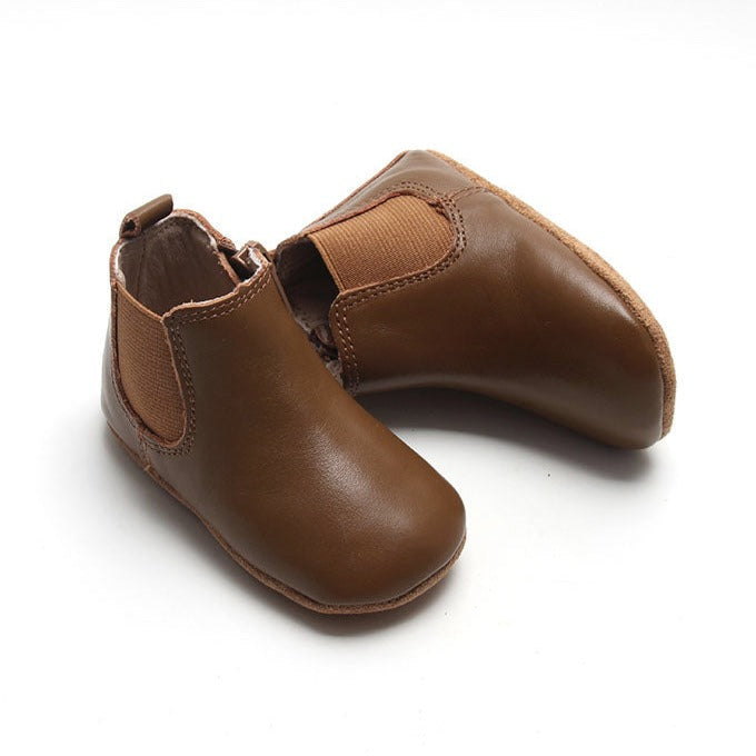 Leather Chelsea Boot | Color 'Espresso' | Soft Sole  Consciously Baby 2 (3 - 6 months)  