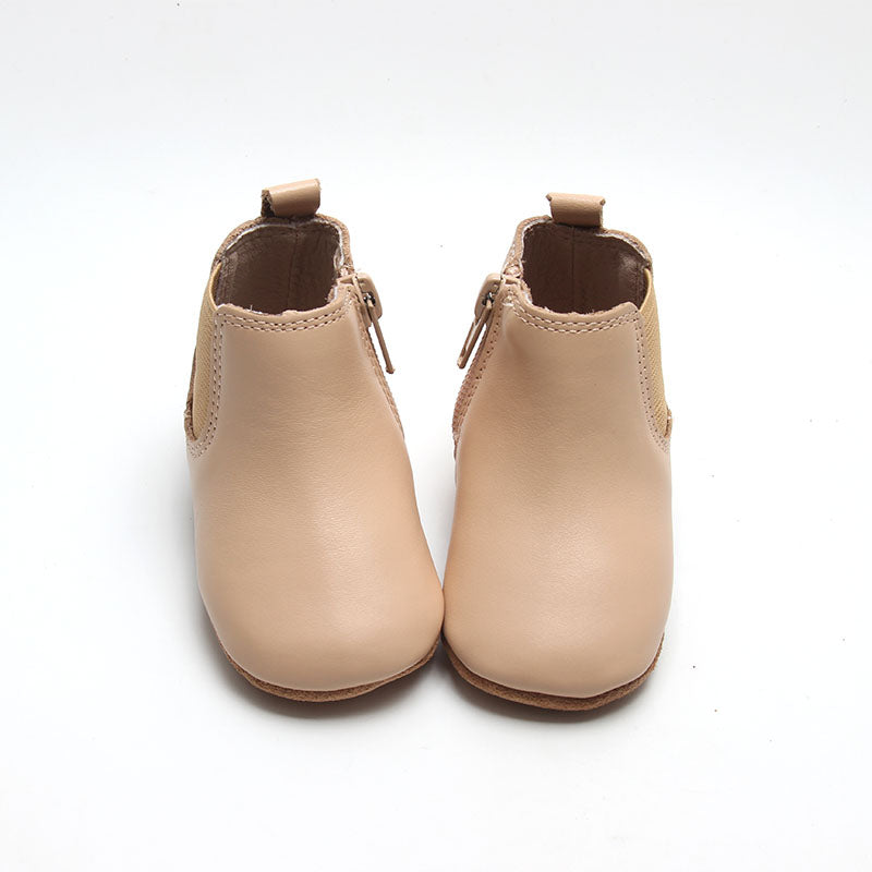 Leather Chelsea Boot | Color 'Honey' | Soft Sole  Consciously Baby   