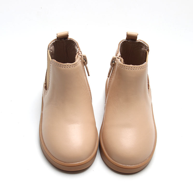 Leather Chelsea Boot | Color 'Honey' | Hard Sole