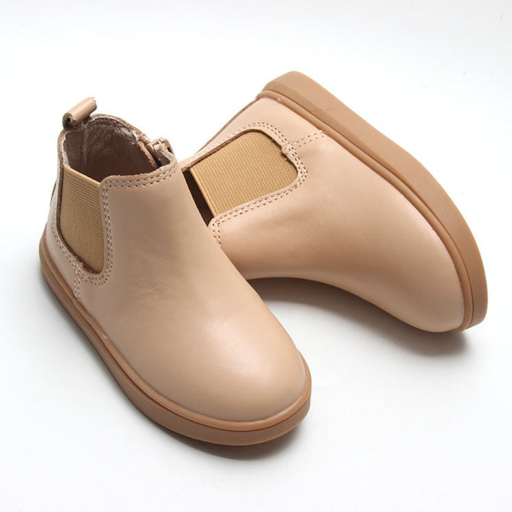 Leather Chelsea Boot | Color 'Honey' | Hard Sole  Consciously Baby 5 (12 - 18 months)  