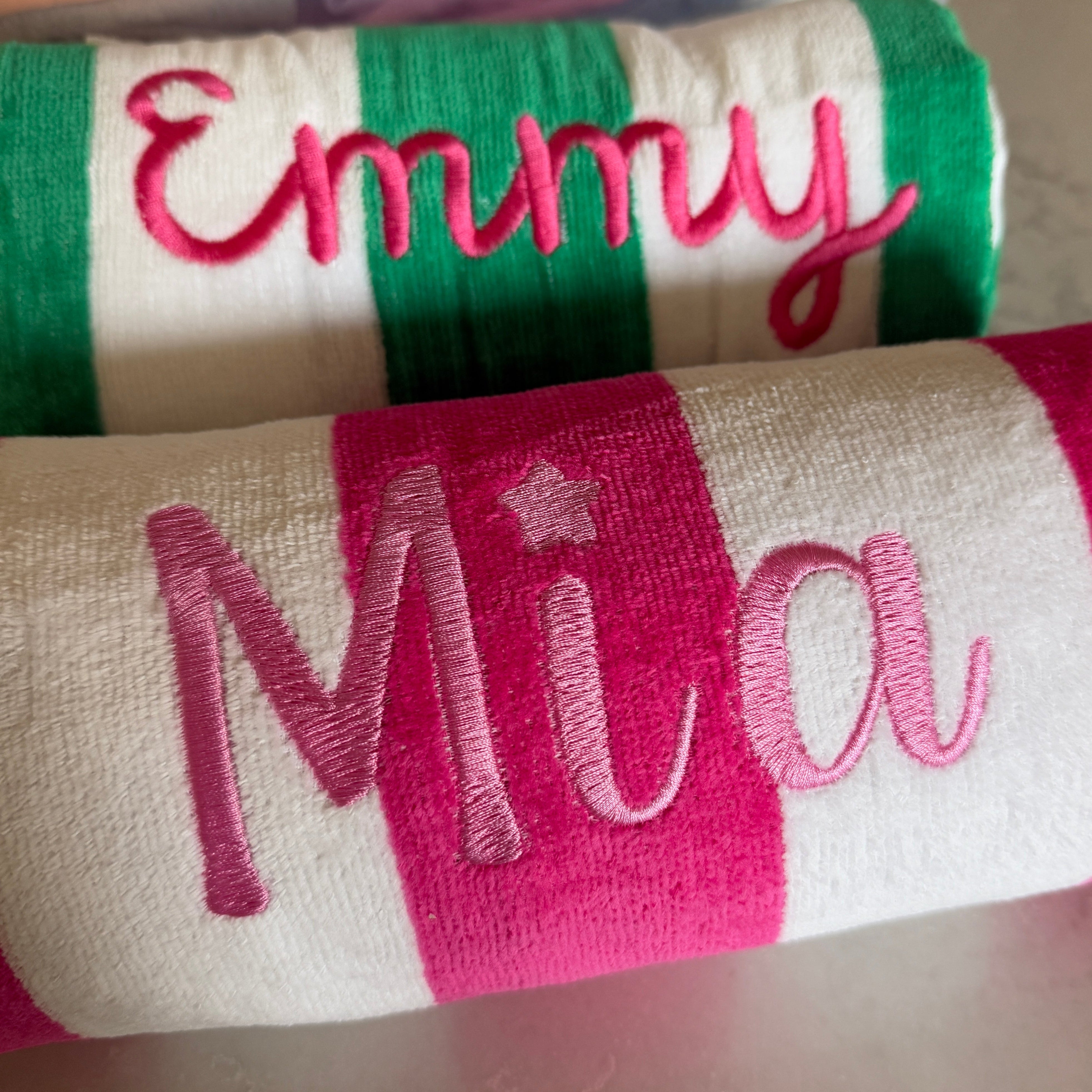 Custom Embroidered Beach Towel - more colors