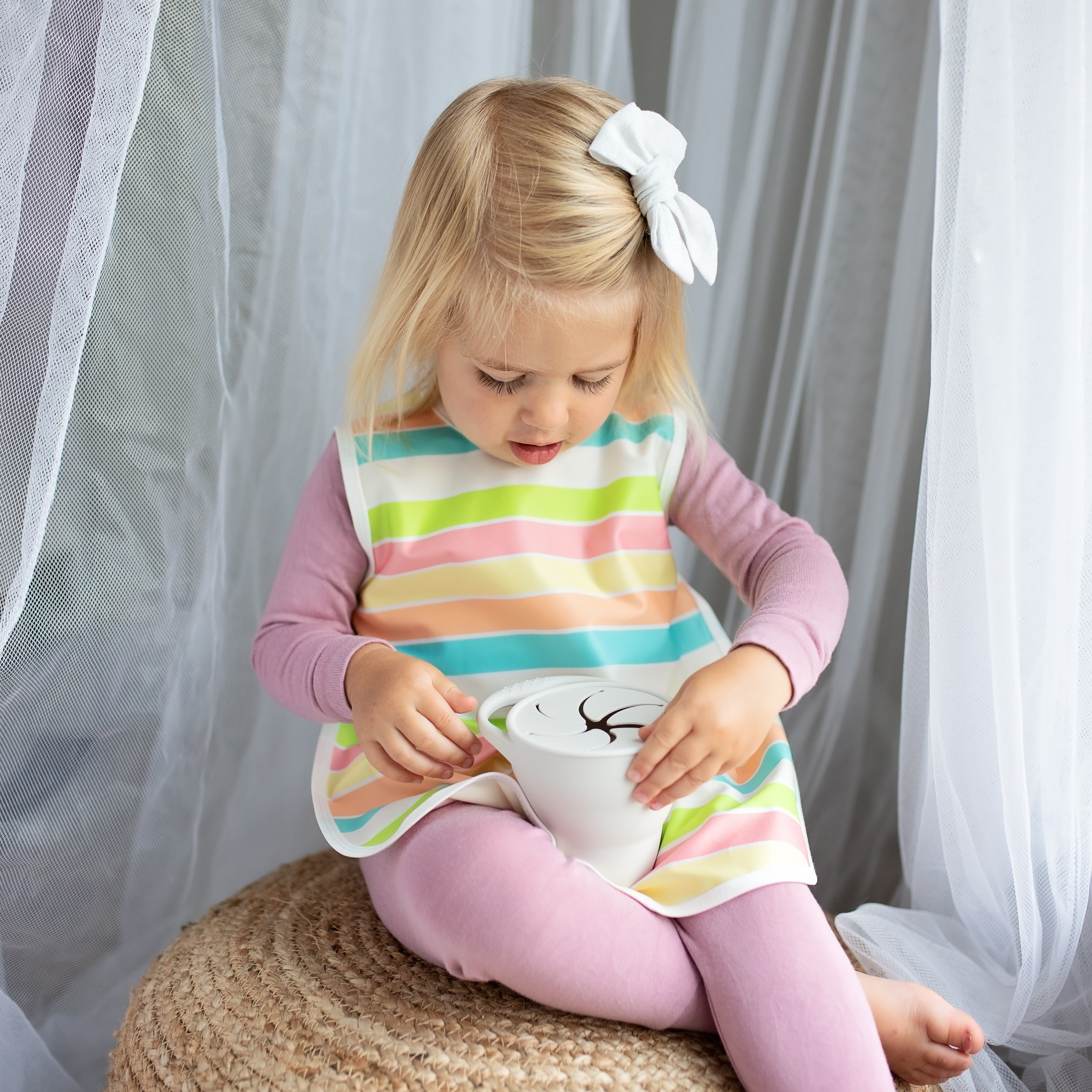 Rainbow Stripes Bapron