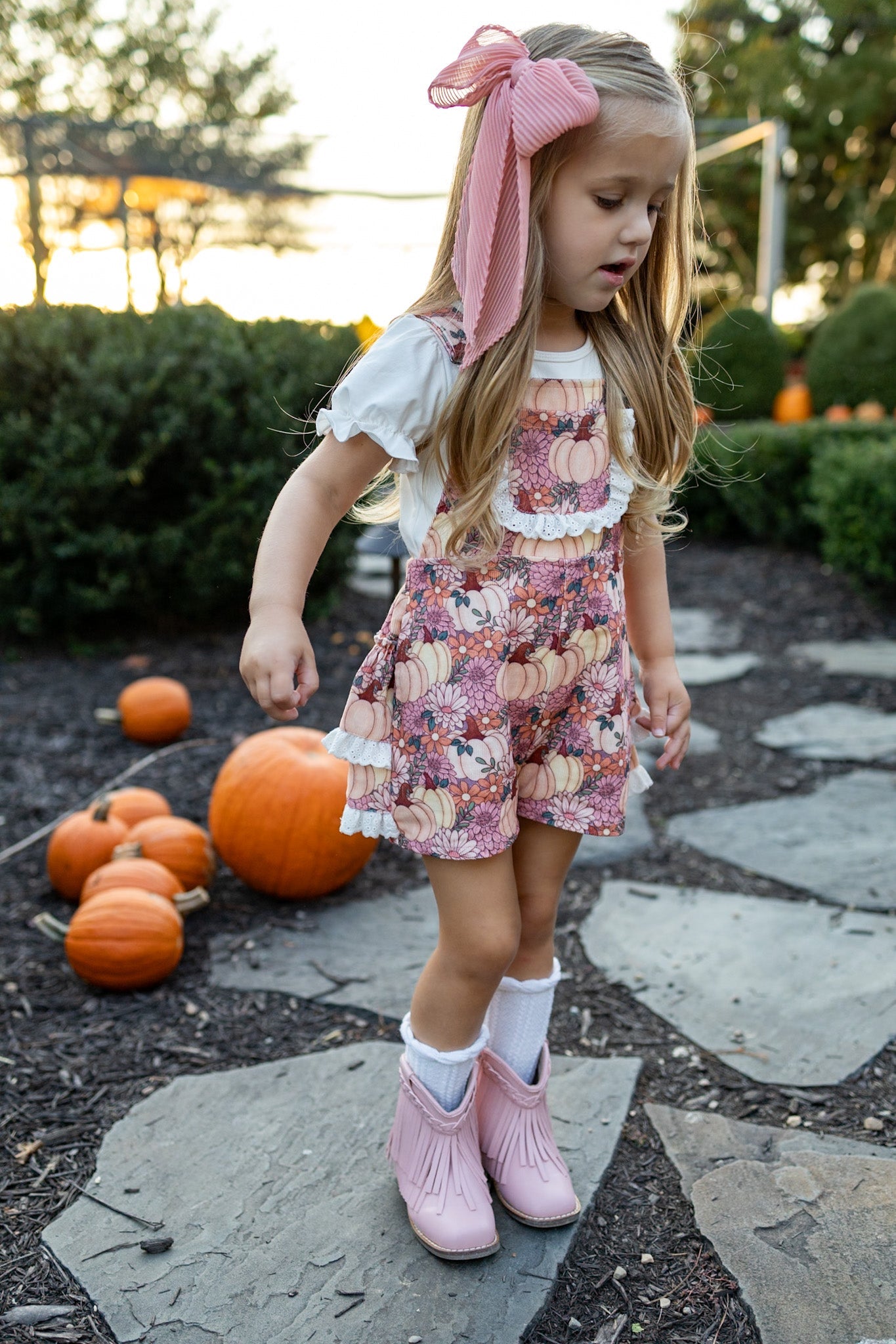 Harvest Blossom Overalls