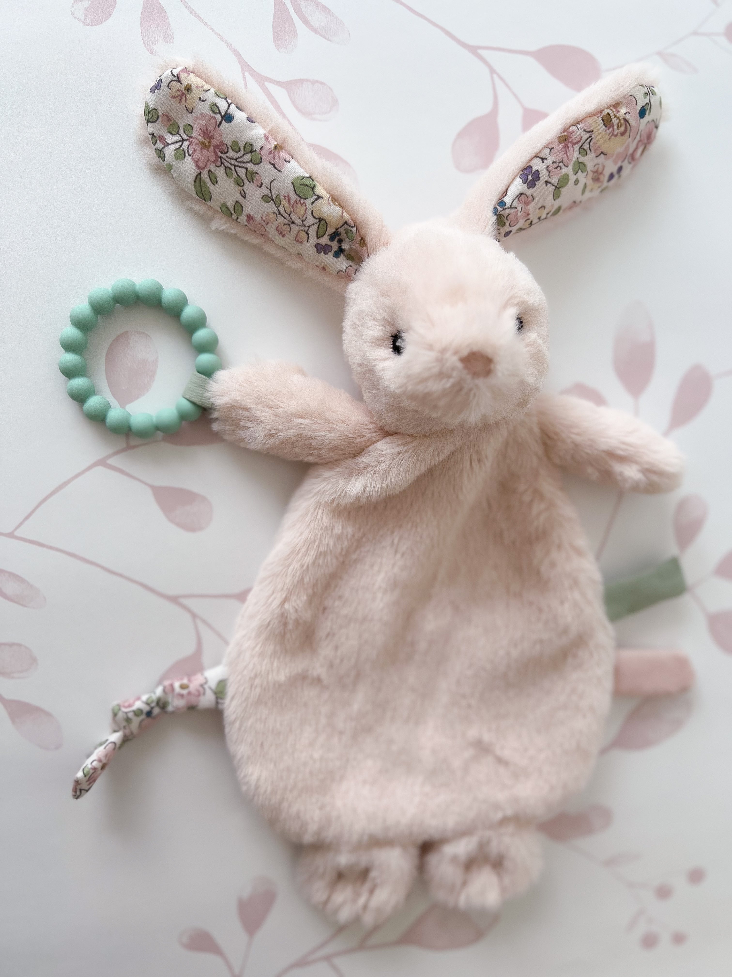 Rosie Bunny Silicone Teether Lovie