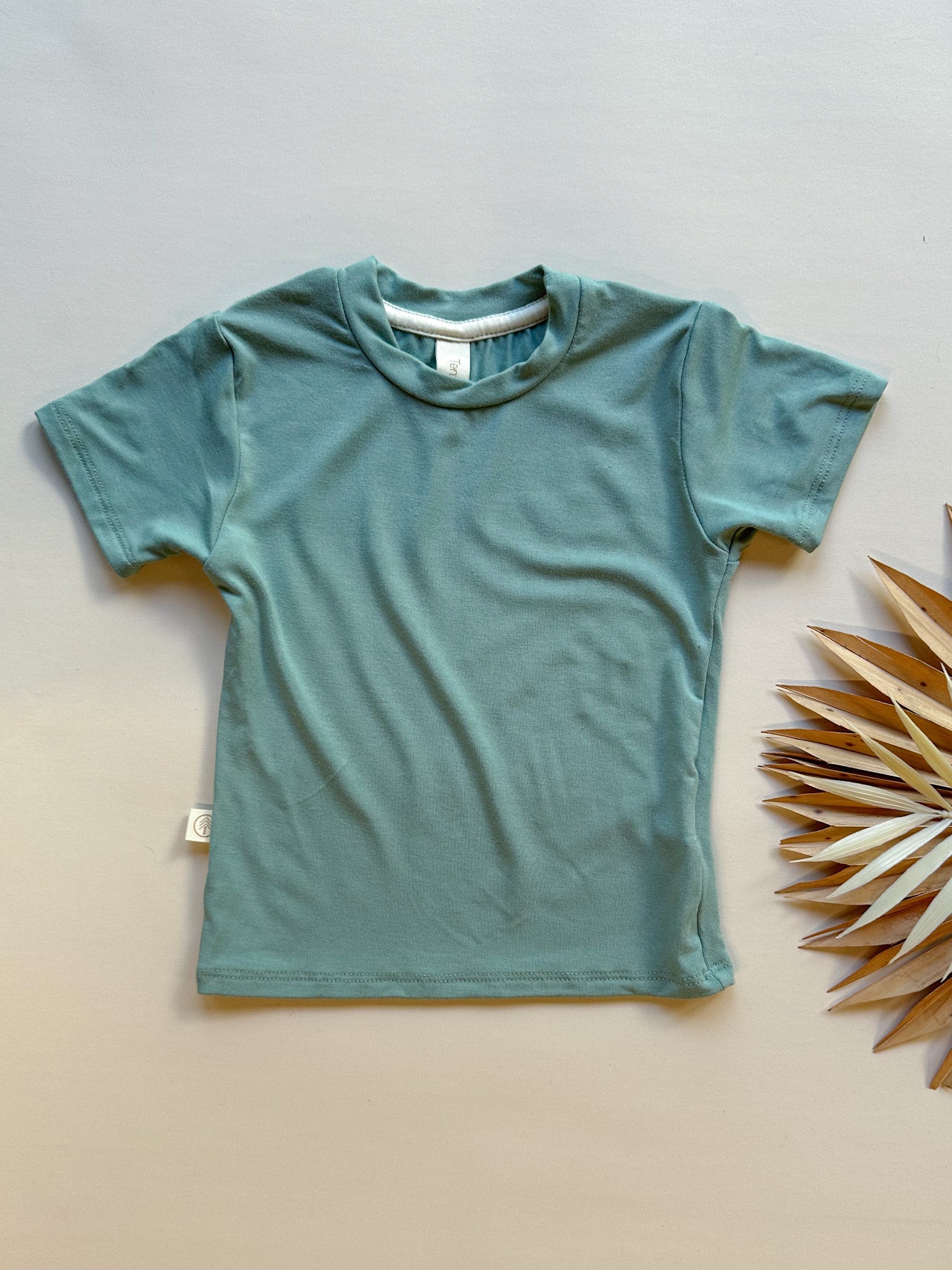 Short Sleeve Essential Tee | Seafoam | Luxury Bamboo