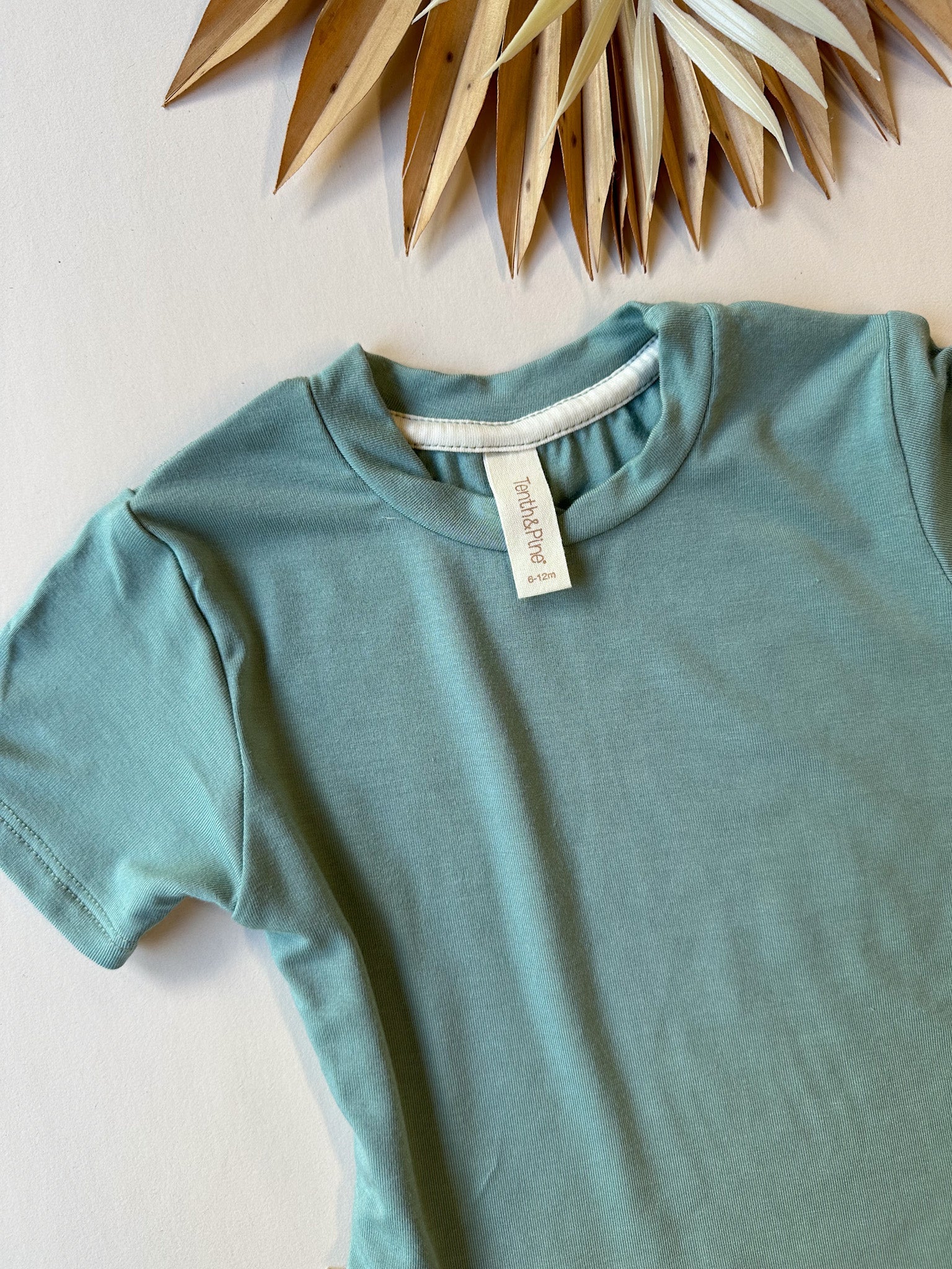 Short Sleeve Essential Tee | Seafoam | Luxury Bamboo