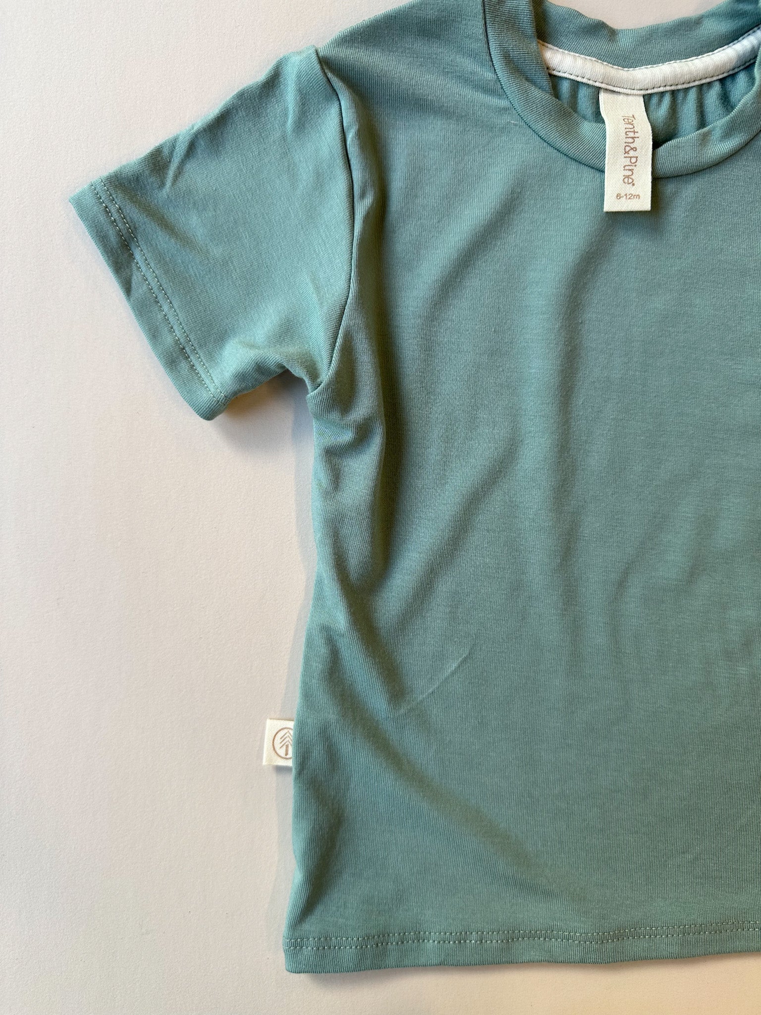 Short Sleeve Essential Tee | Seafoam | Luxury Bamboo