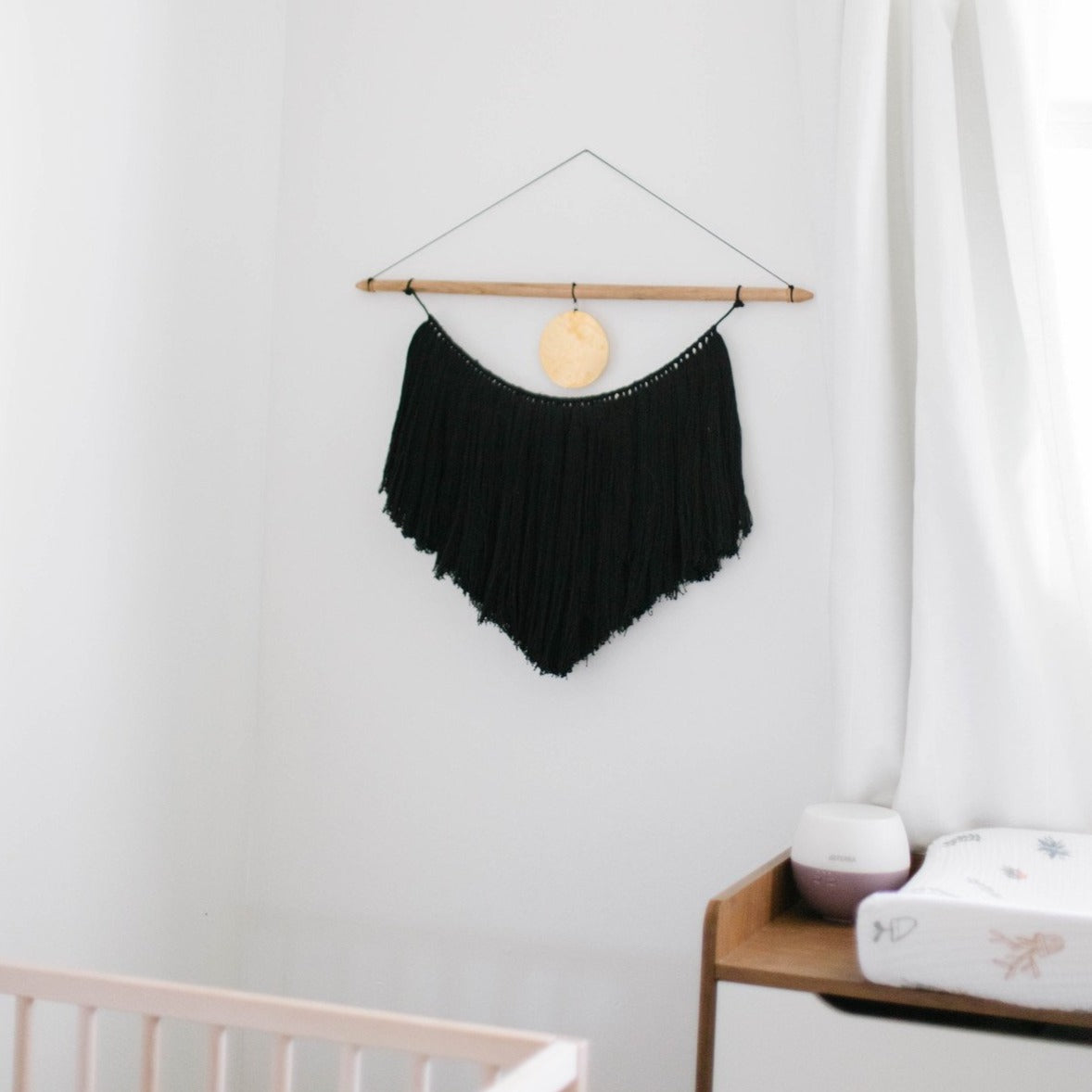 Macrame Wall Hanging<br>Golden Moon