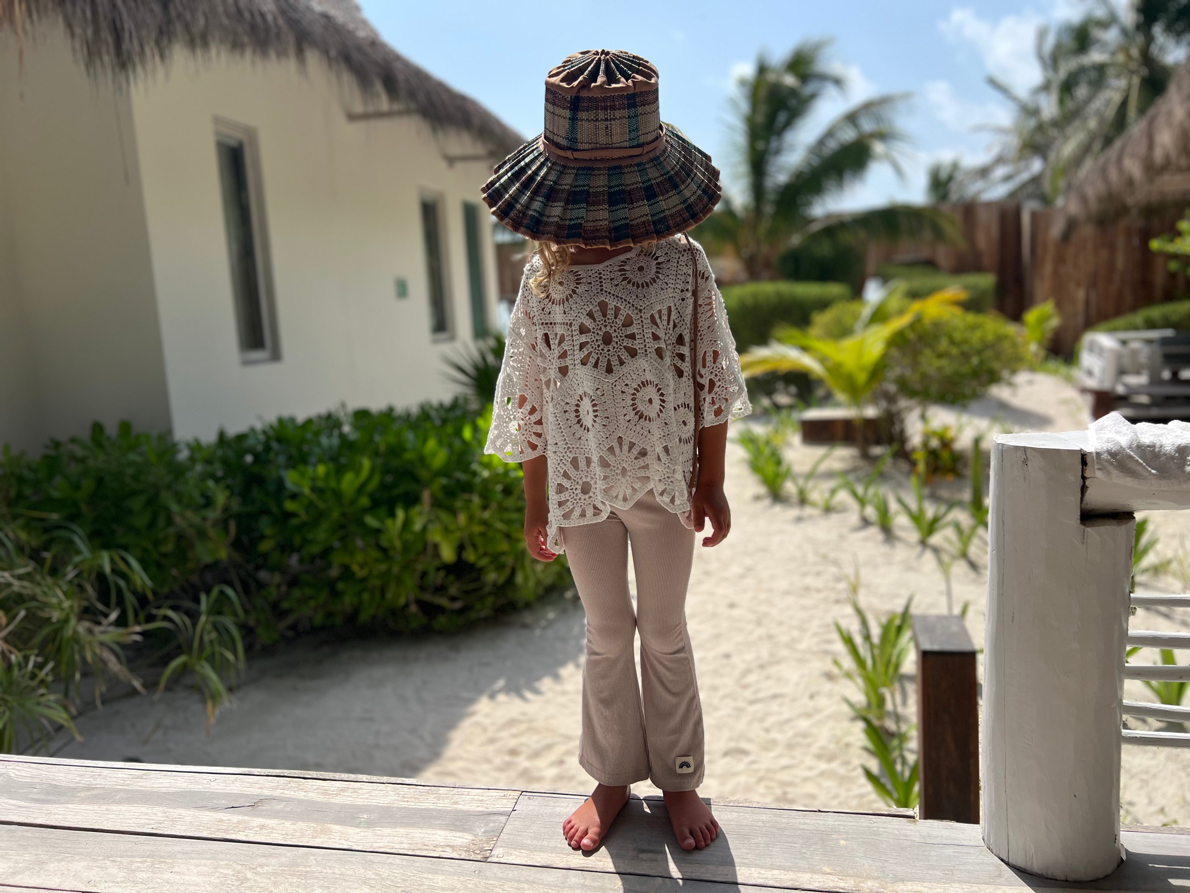 Flared Leggings (Lightweight) - Beige