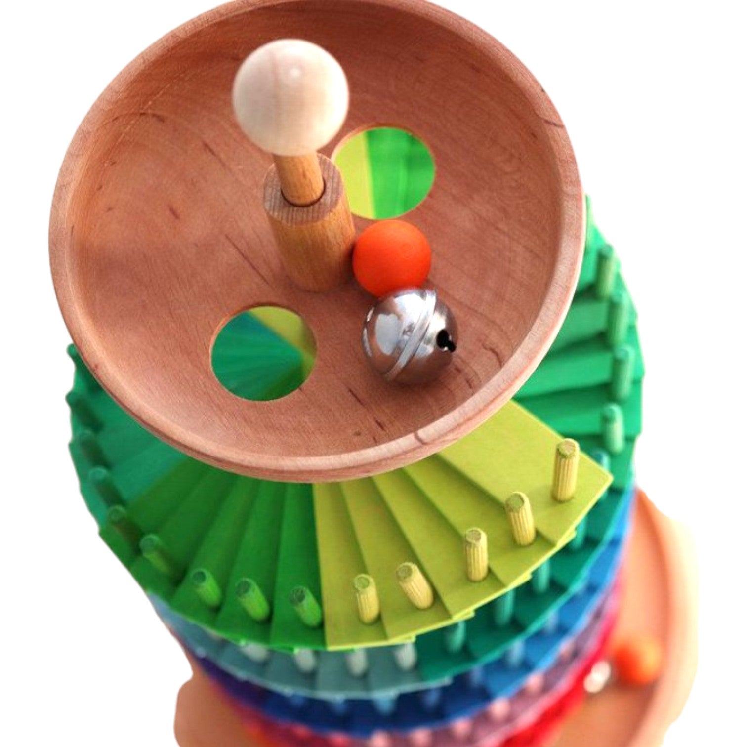 **Pre-order (Ships in 1-2 Weeks)**Rainbow Musical Ball Run Assembly Set