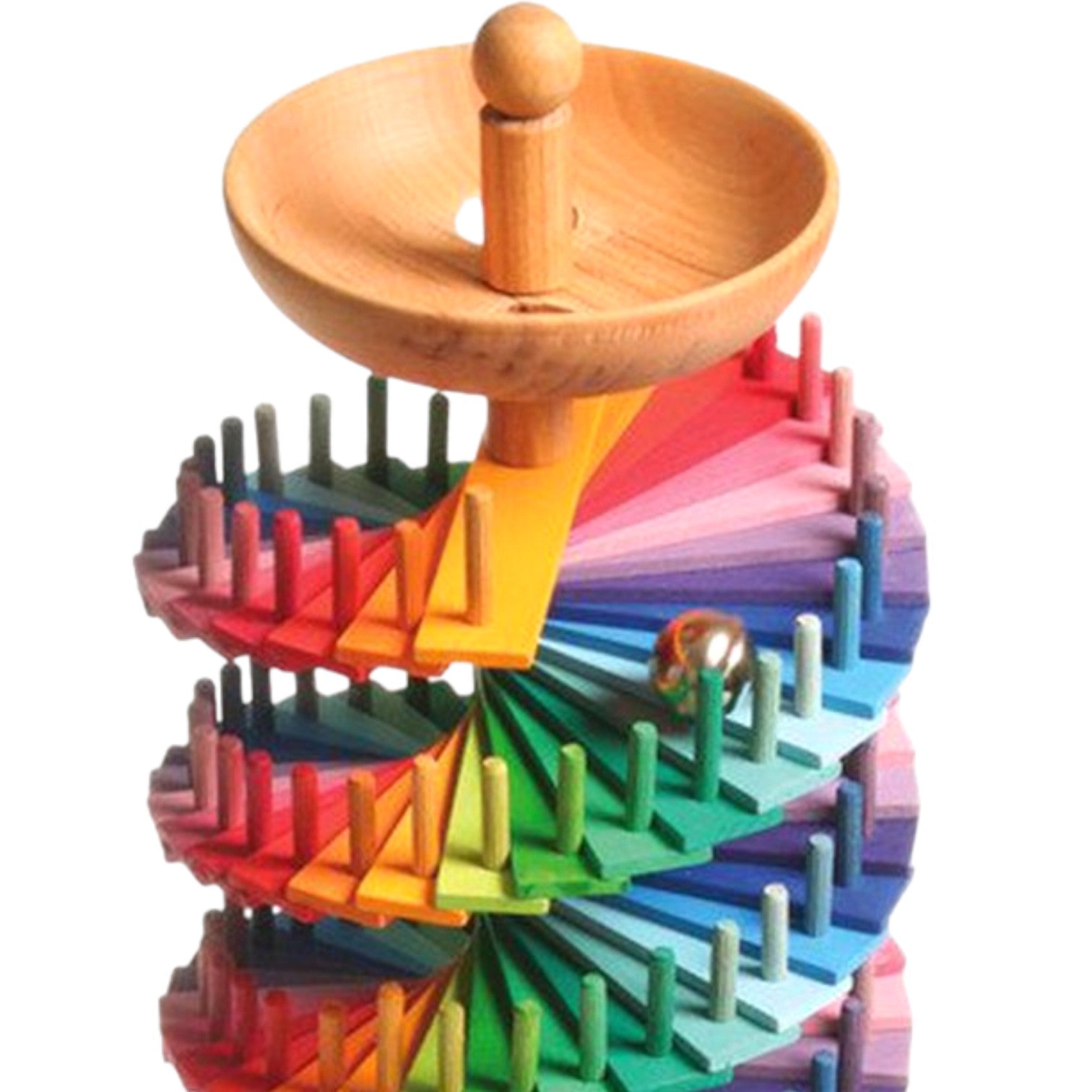 **Pre-order (Ships in 1-2 Weeks)**Rainbow Musical Ball Run Assembly Set
