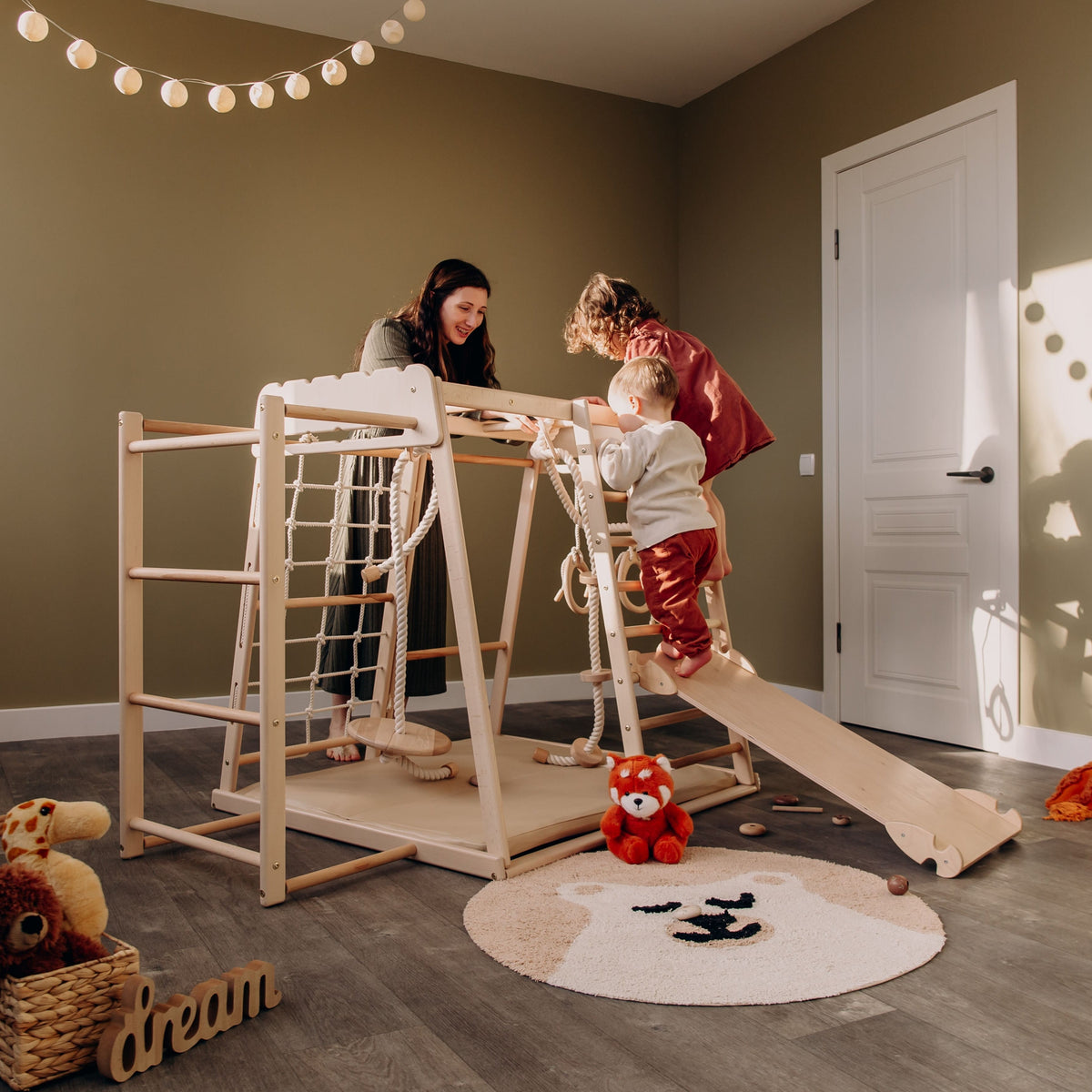 7-in-1 Ultimate Home Jungle Gym Toddler Play Structure