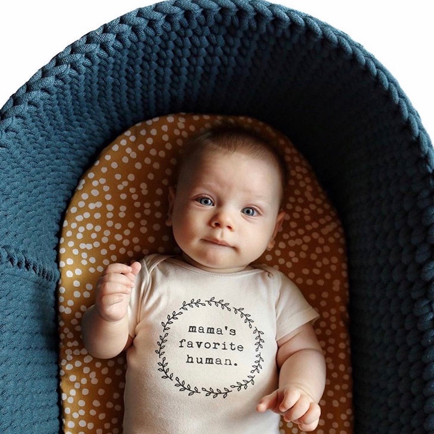 Mama's Favorite Human - Organic Cotton Bodysuit