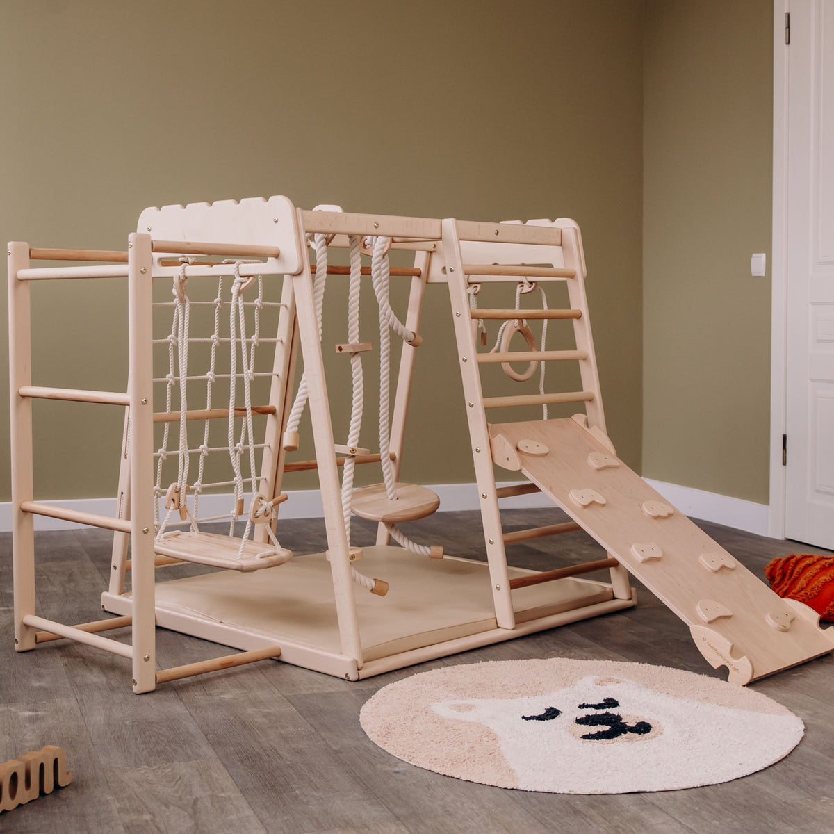 7-in-1 Ultimate Home Jungle Gym Toddler Play Structure