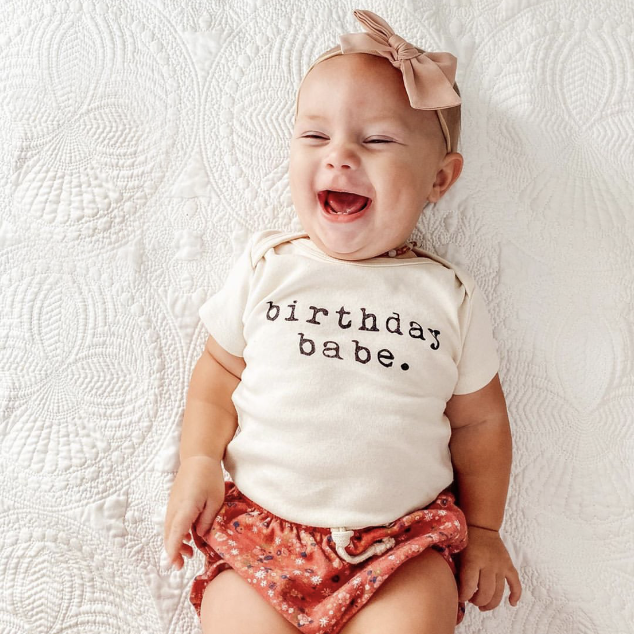 Birthday Babe - Organic Cotton Bodysuit