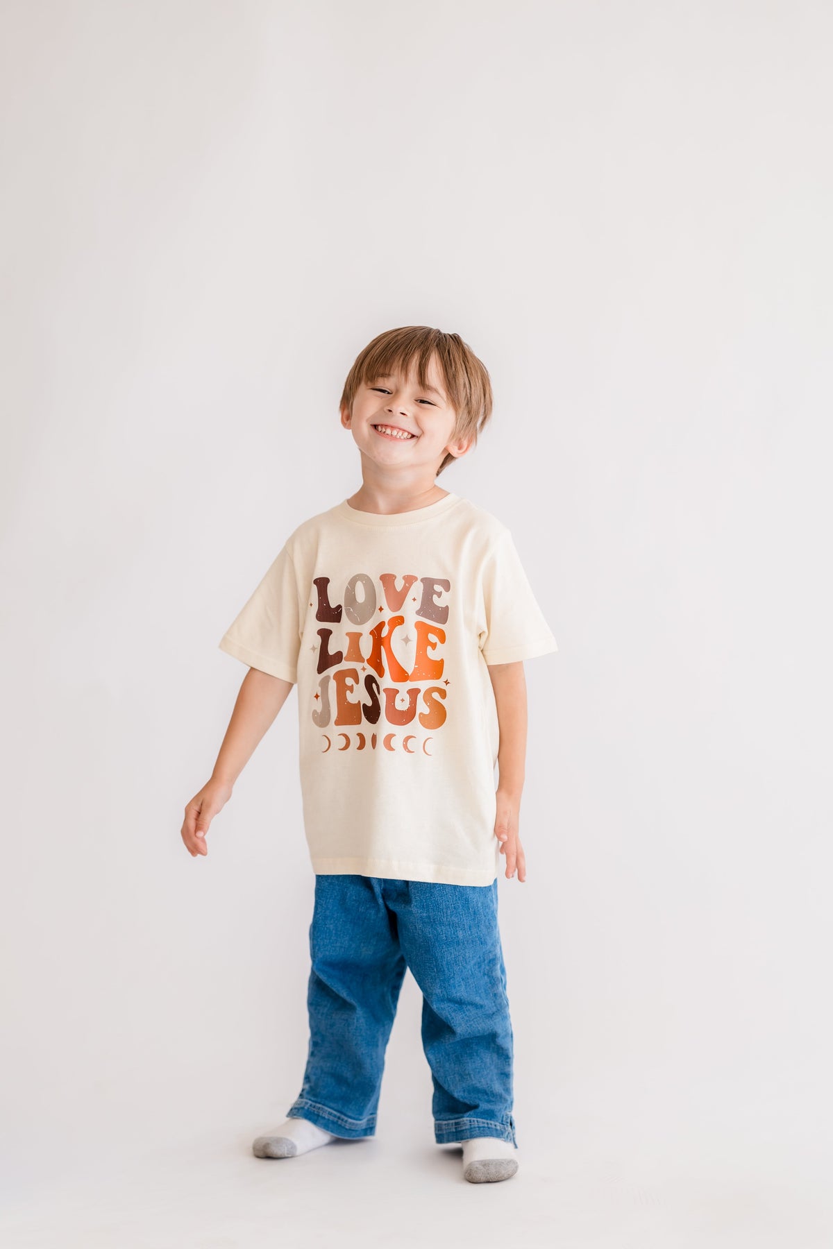 Love Like Jesus Organic Cotton Boxy Tee