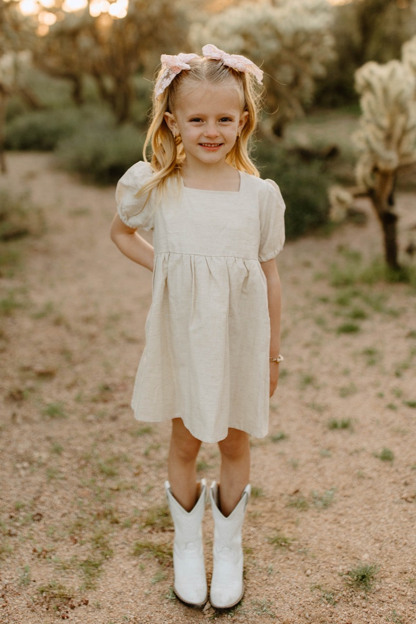 Mini Linen Days Babydoll Dress