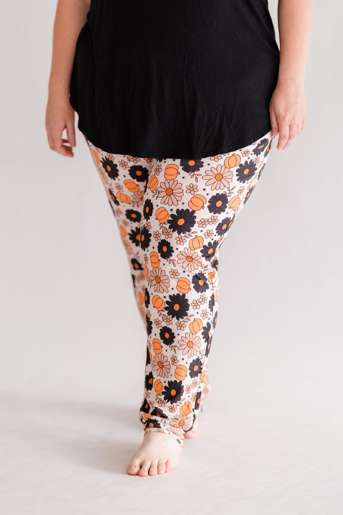 Spooky Floral Adult Joggers