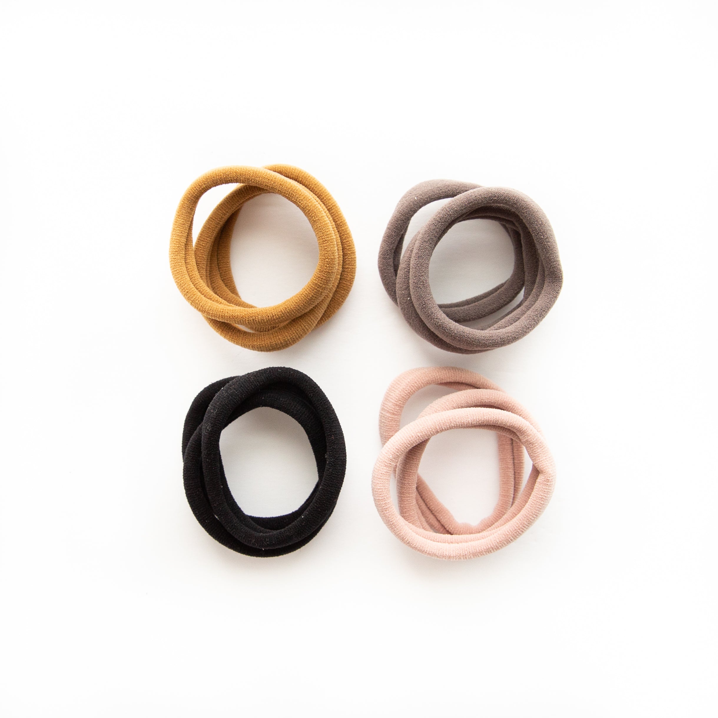 Nylon Hair Elastics (set of 4)